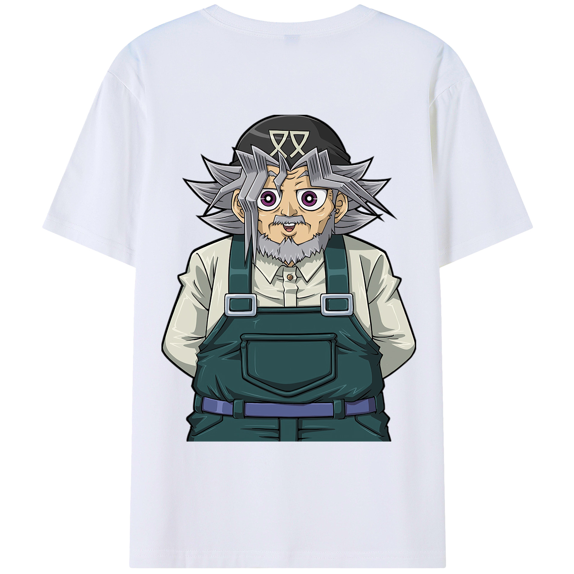 （画像用） 遊☆戯☆王 Yu-Gi-Oh! 綿100％ メンズ半袖Tシャツ（バックプリント） 通気性