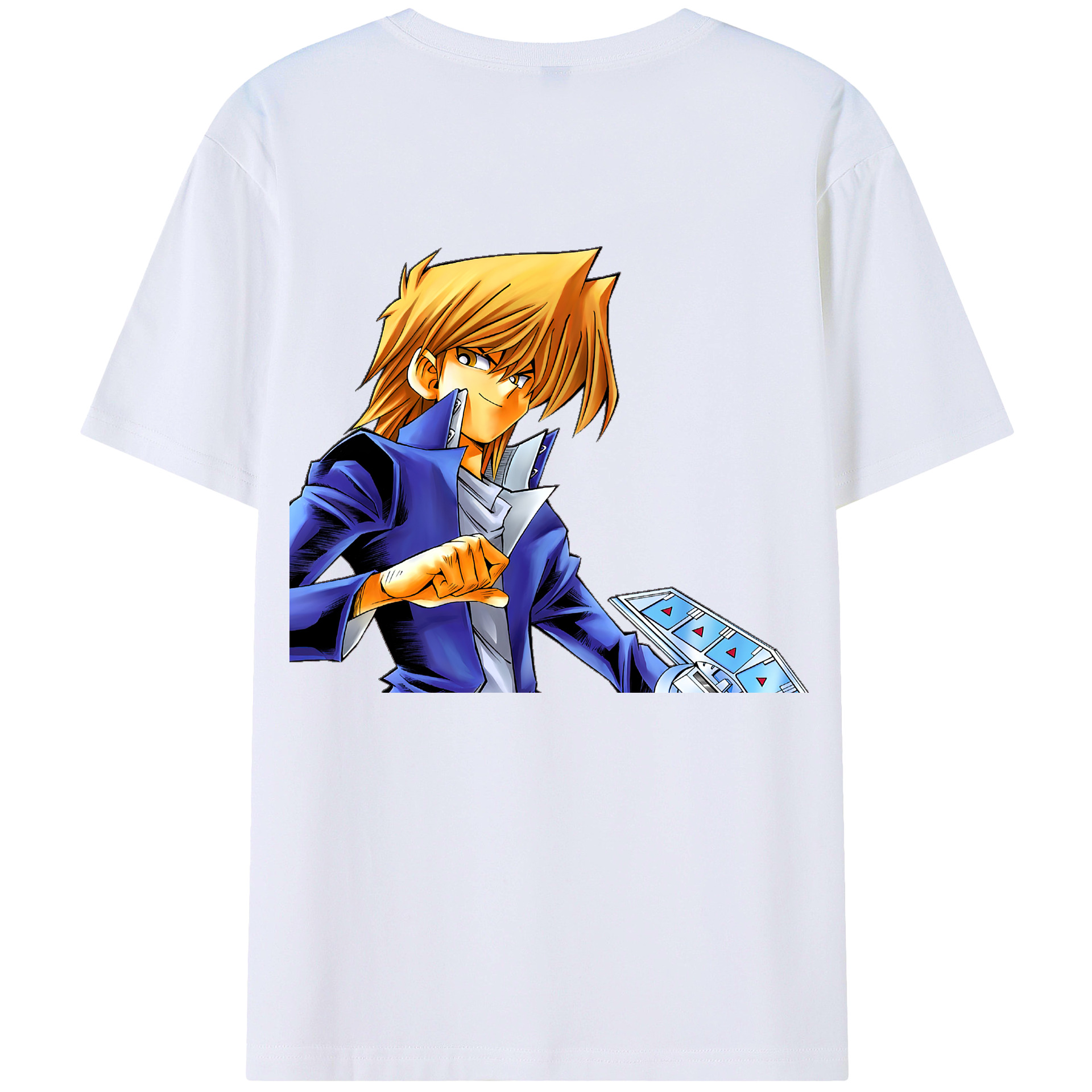 （画像用） 遊☆戯☆王 Yu-Gi-Oh! 綿100％ メンズ半袖Tシャツ（バックプリント） 通気性