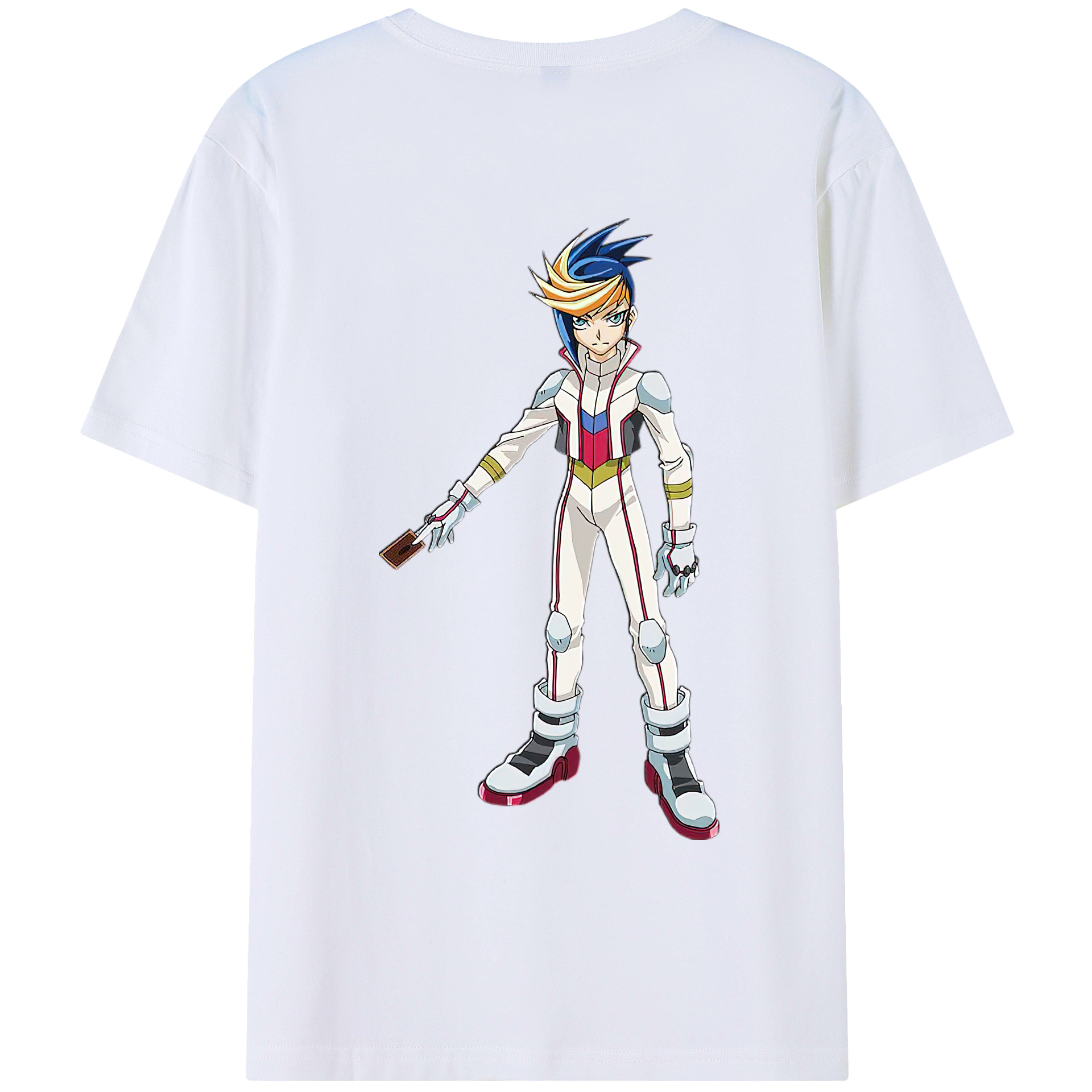 （画像用） 遊☆戯☆王 Yu-Gi-Oh! 綿100％ メンズ半袖Tシャツ（バックプリント） 通気性