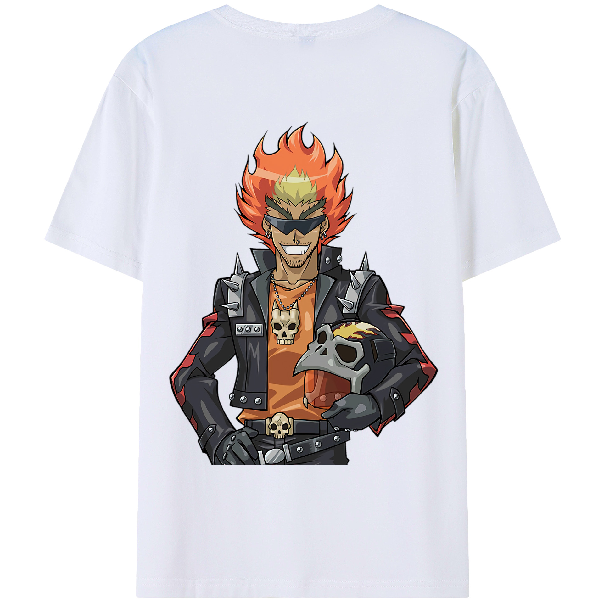 （画像用） 遊☆戯☆王 Yu-Gi-Oh! 綿100％ メンズ半袖Tシャツ（バックプリント） 通気性