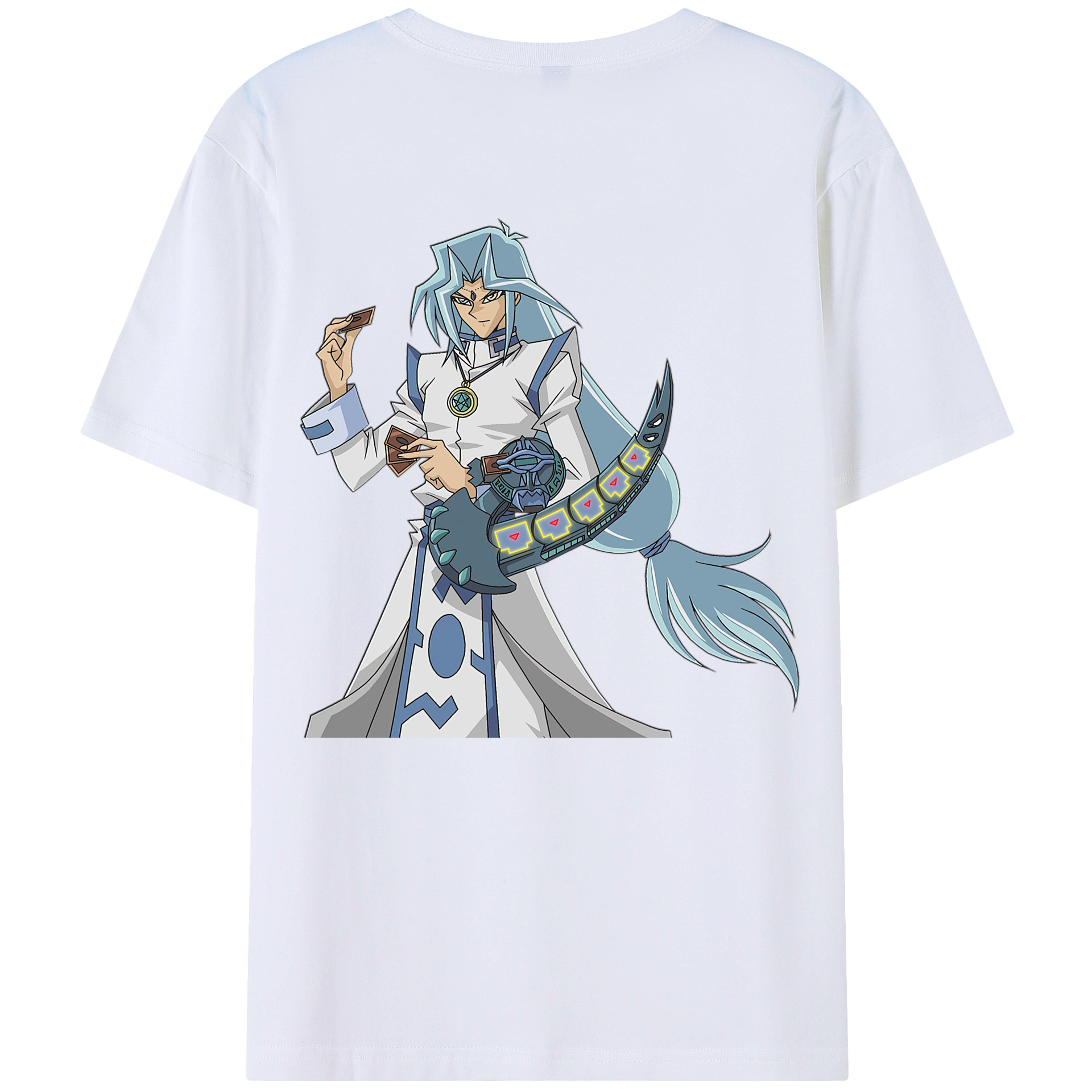（画像用） 遊☆戯☆王 Yu-Gi-Oh! 綿100％ メンズ半袖Tシャツ（バックプリント） 通気性