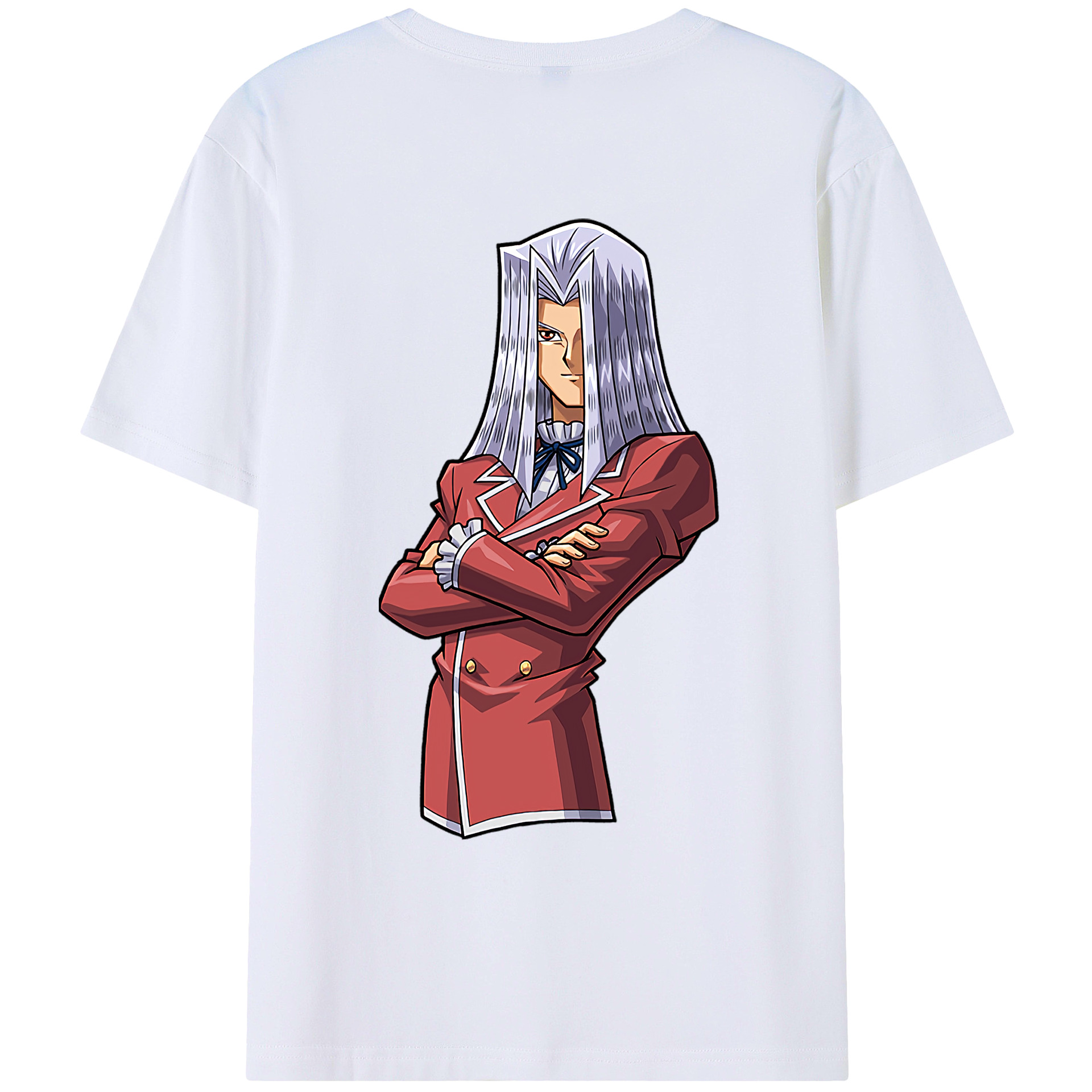 （画像用） 遊☆戯☆王 Yu-Gi-Oh! 綿100％ メンズ半袖Tシャツ（バックプリント） 通気性