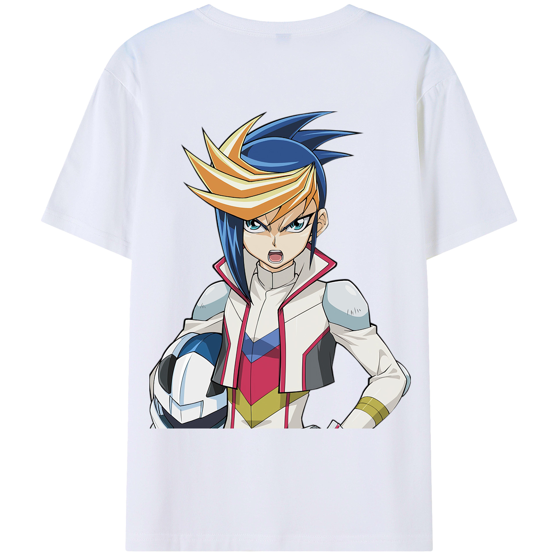 （画像用） 遊☆戯☆王 Yu-Gi-Oh! 綿100％ メンズ半袖Tシャツ（バックプリント） 通気性