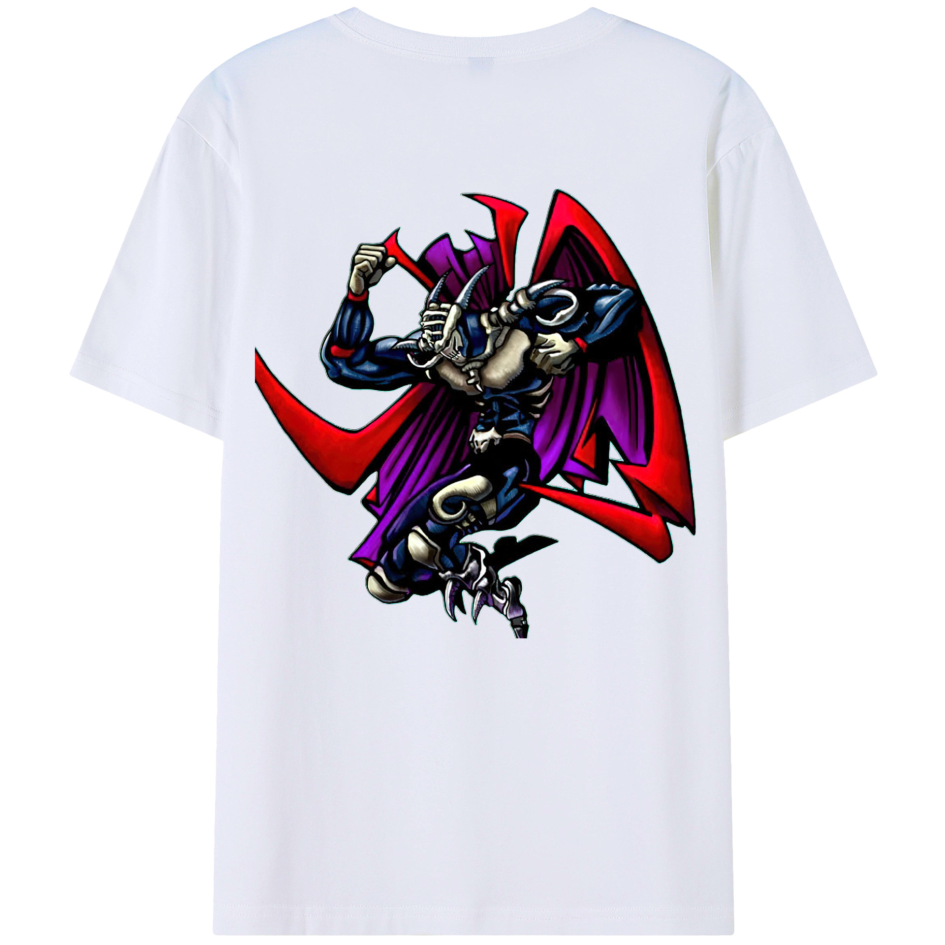 （画像用） 遊☆戯☆王 Yu-Gi-Oh! 綿100％ メンズ半袖Tシャツ（バックプリント） 通気性