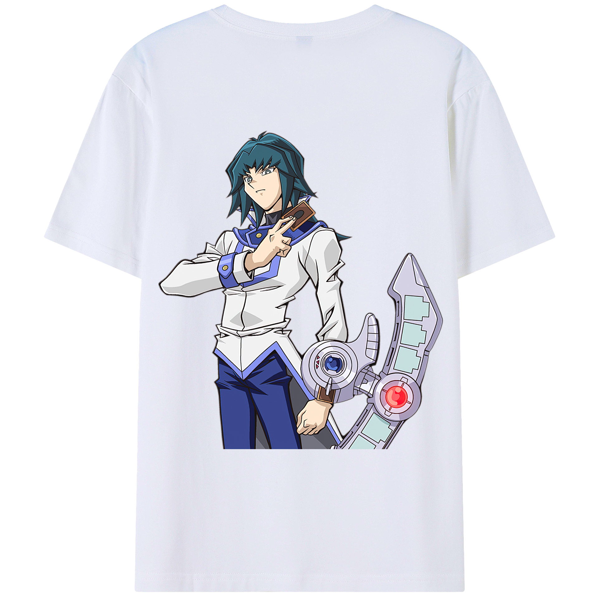 （画像用） 遊☆戯☆王 Yu-Gi-Oh! 綿100％ メンズ半袖Tシャツ（バックプリント） 通気性