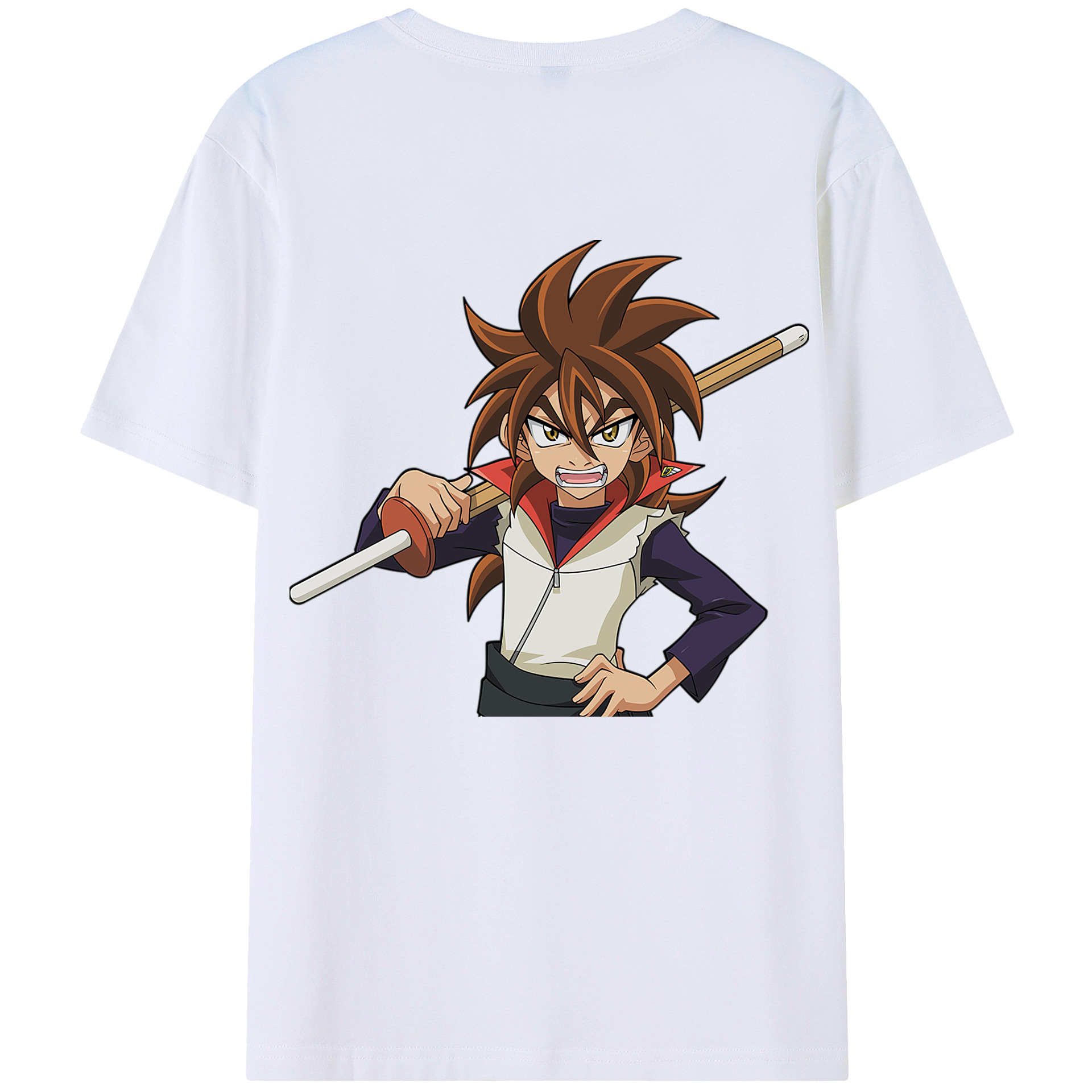 （画像用） 遊☆戯☆王 Yu-Gi-Oh! 綿100％ メンズ半袖Tシャツ（バックプリント） 通気性
