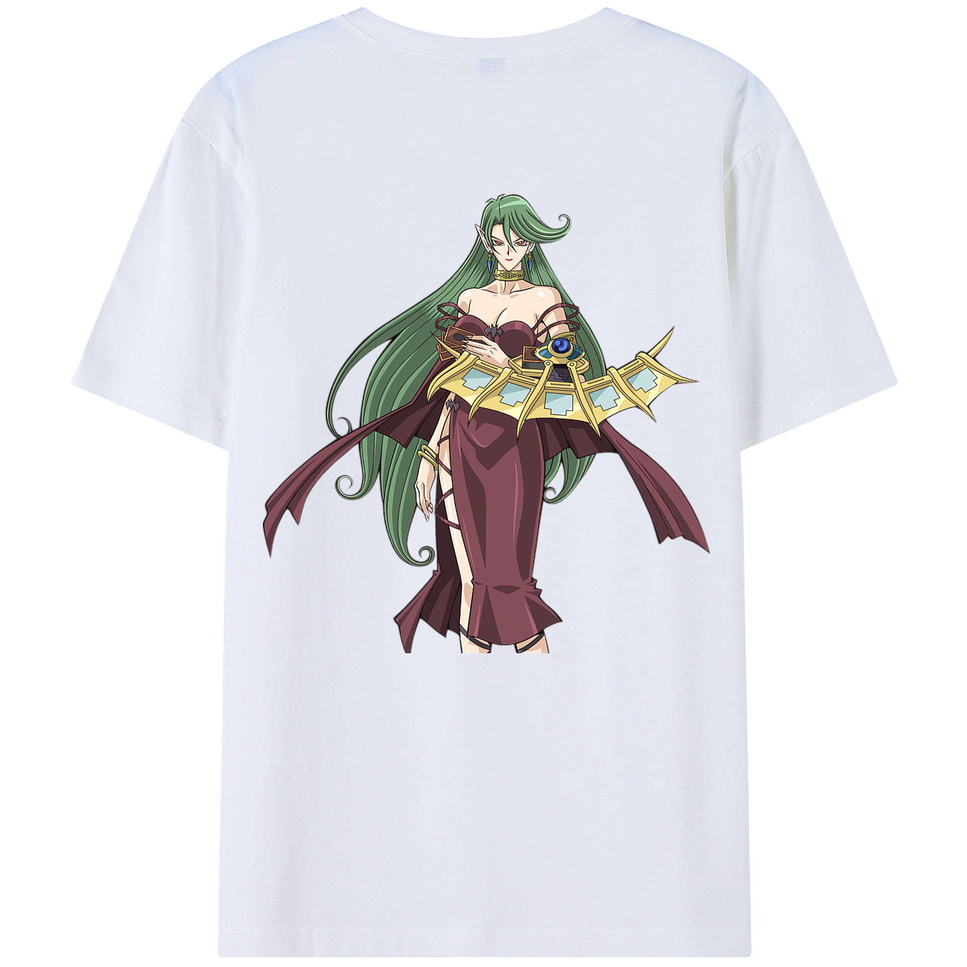 （画像用） 遊☆戯☆王 Yu-Gi-Oh! 綿100％ メンズ半袖Tシャツ（バックプリント） 通気性