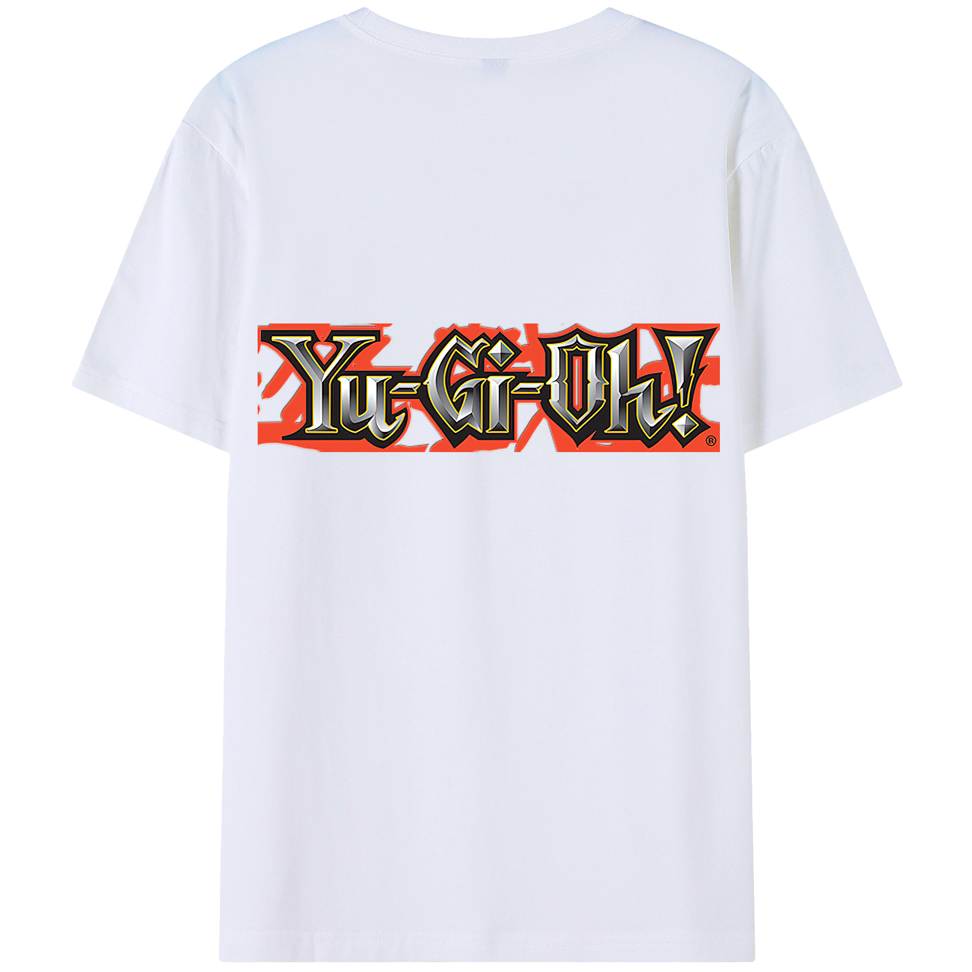 （画像用） 遊☆戯☆王 Yu-Gi-Oh! 綿100％ メンズ半袖Tシャツ（バックプリント） 通気性