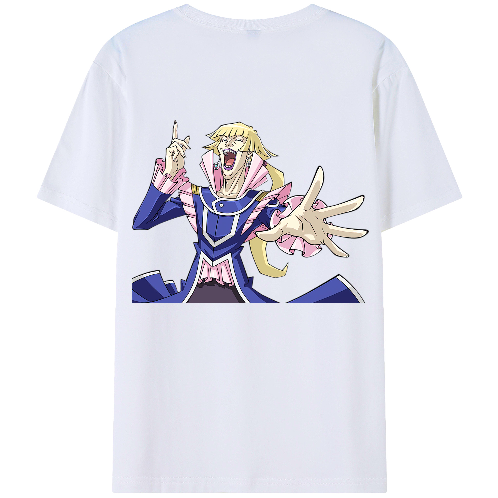 （画像用） 遊☆戯☆王 Yu-Gi-Oh! 綿100％ メンズ半袖Tシャツ（バックプリント） 通気性
