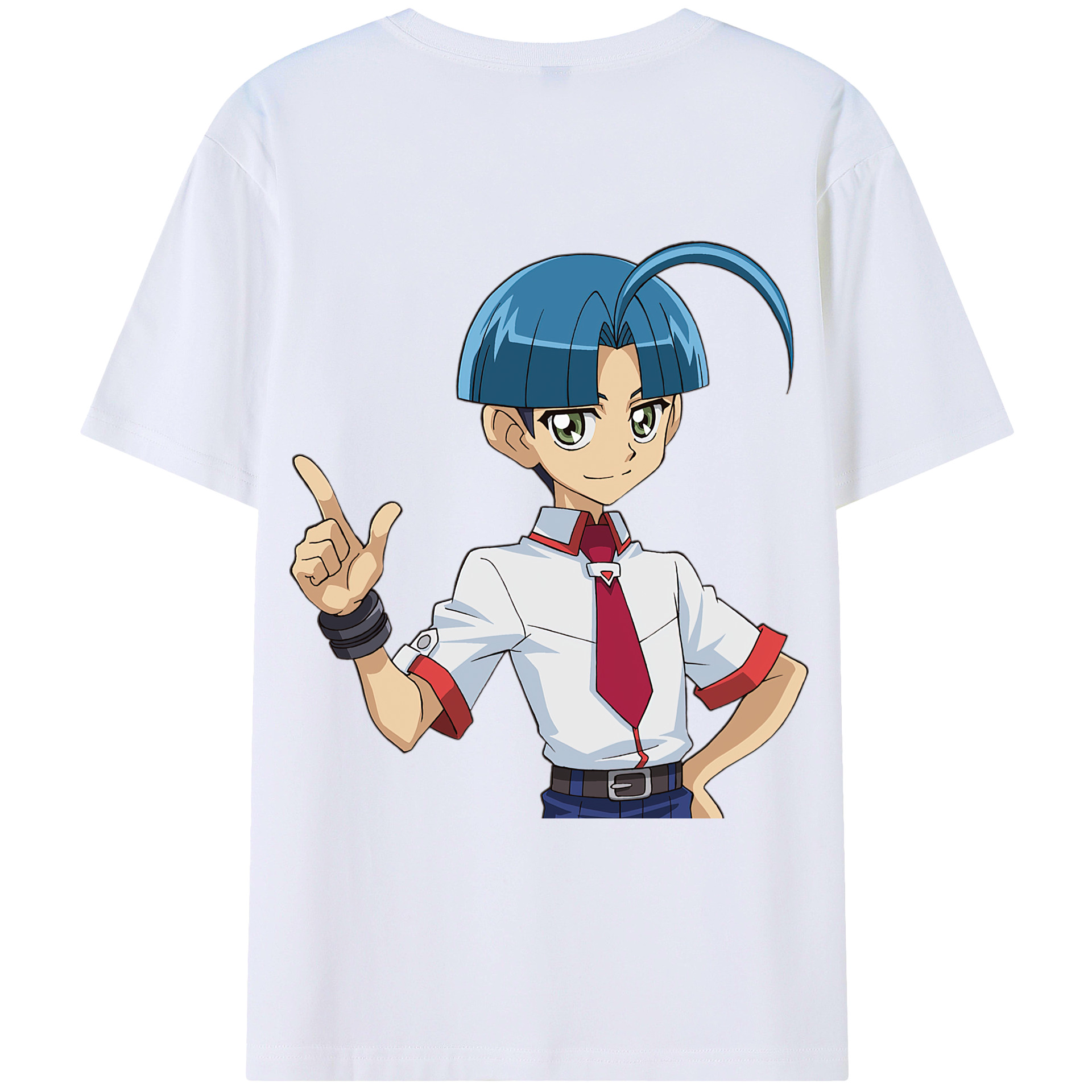 （画像用） 遊☆戯☆王 Yu-Gi-Oh! 綿100％ メンズ半袖Tシャツ（バックプリント） 通気性