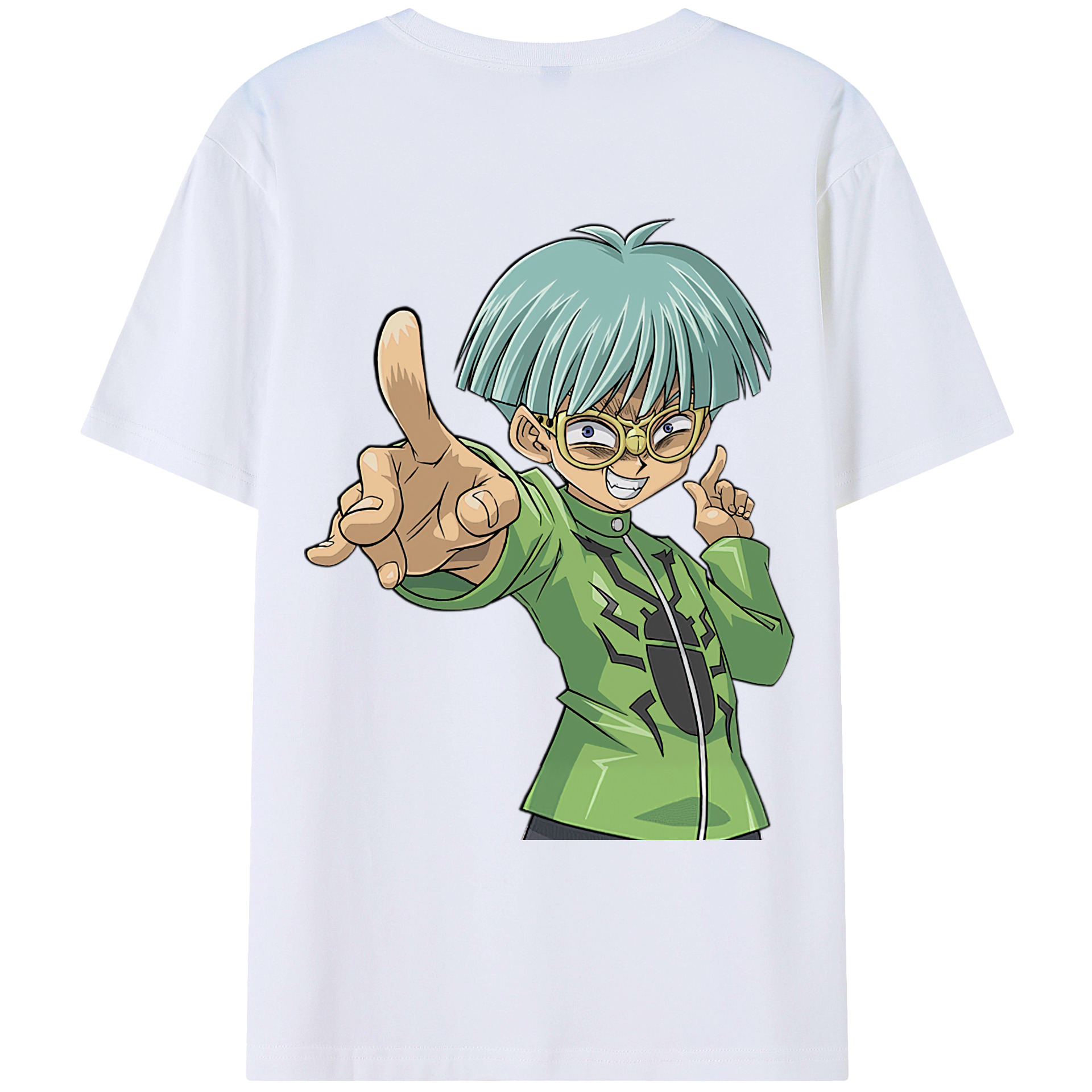 （画像用） 遊☆戯☆王 Yu-Gi-Oh! 綿100％ メンズ半袖Tシャツ（バックプリント） 通気性