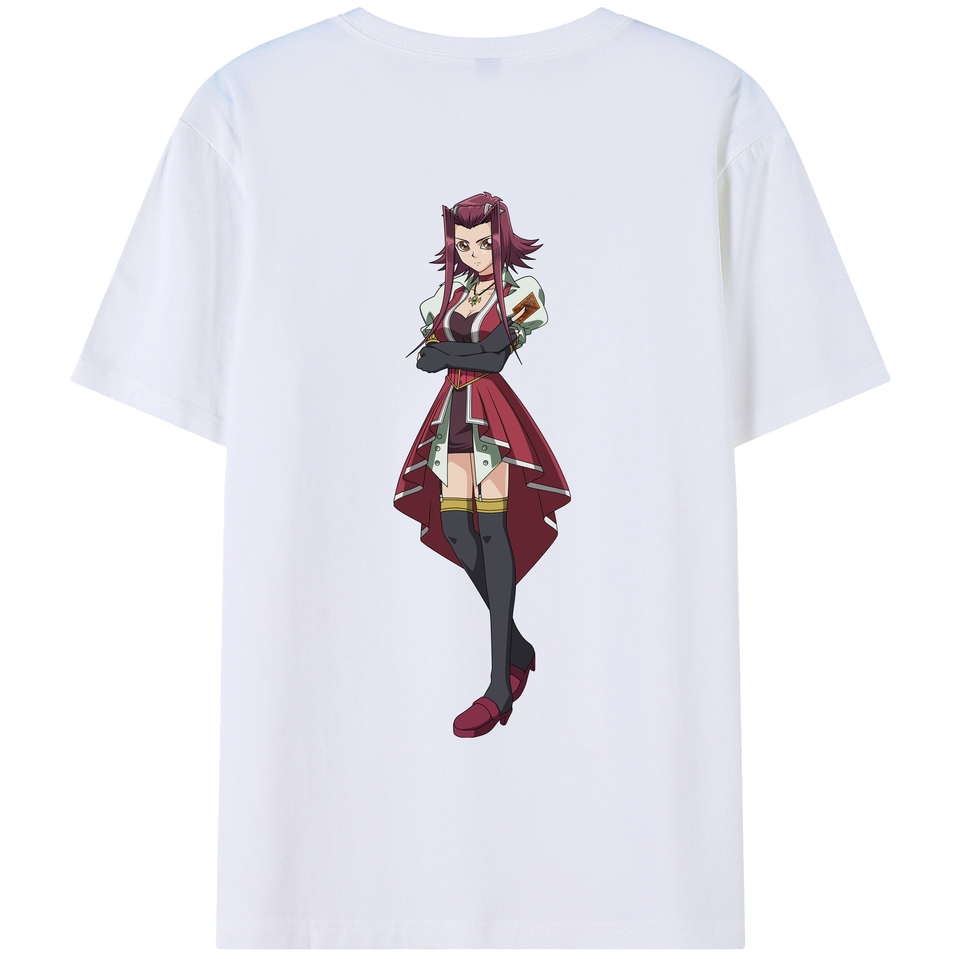 （画像用） 遊☆戯☆王 Yu-Gi-Oh! 綿100％ メンズ半袖Tシャツ（バックプリント） 通気性