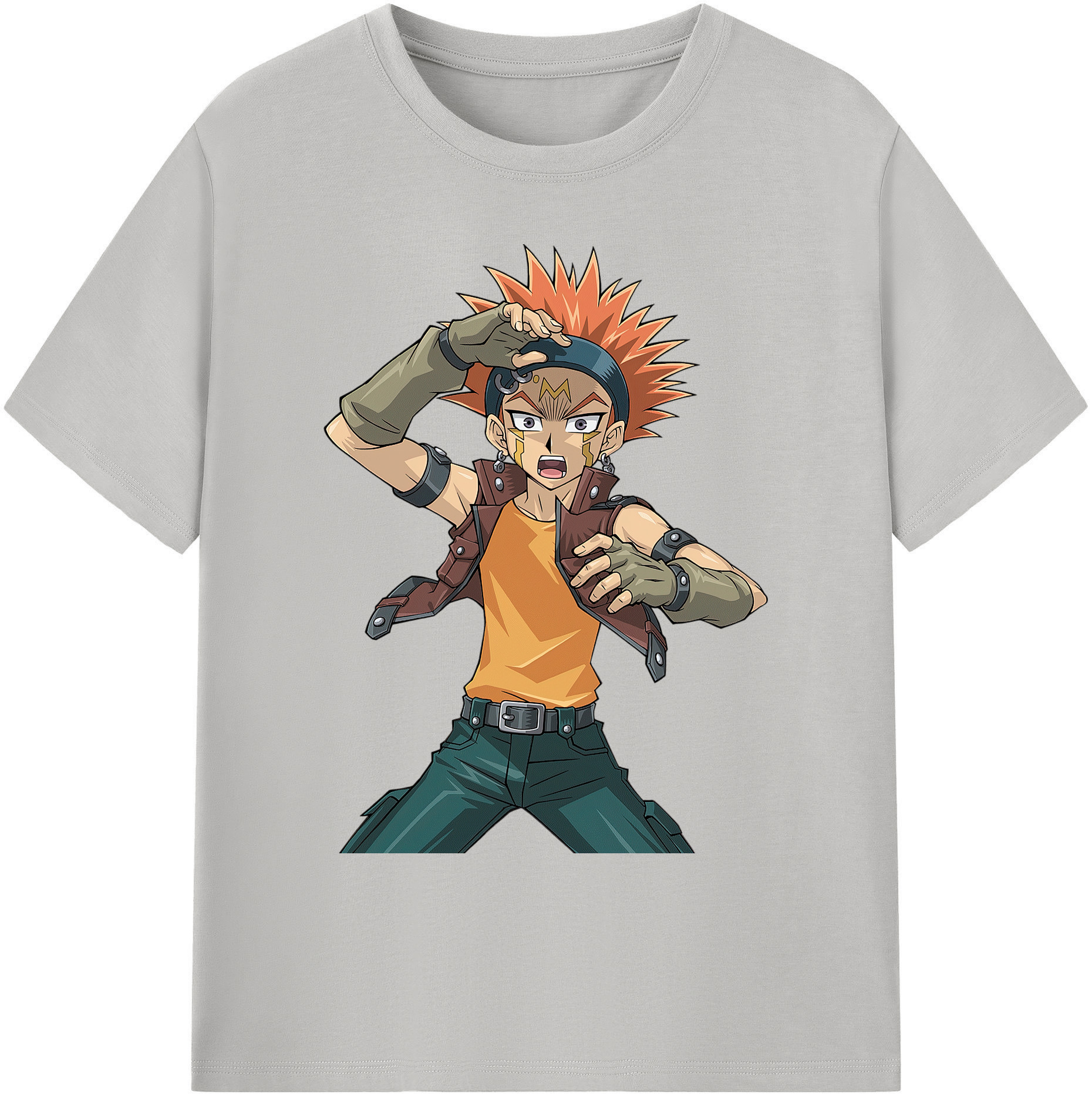（画像用） 遊☆戯☆王 Yu-Gi-Oh! 綿100％ メンズ半袖Tシャツ｜肌触りやわらか＆通気性