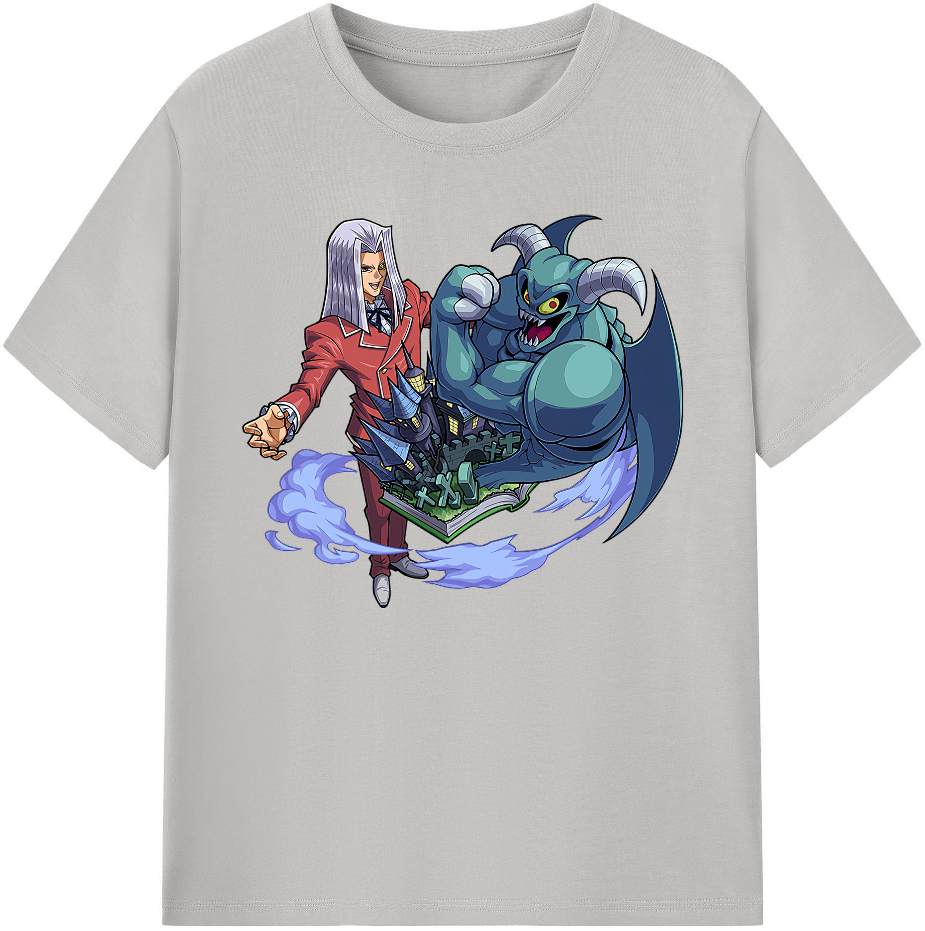 （画像用） 遊☆戯☆王 Yu-Gi-Oh! 綿100％ メンズ半袖Tシャツ｜肌触りやわらか＆通気性