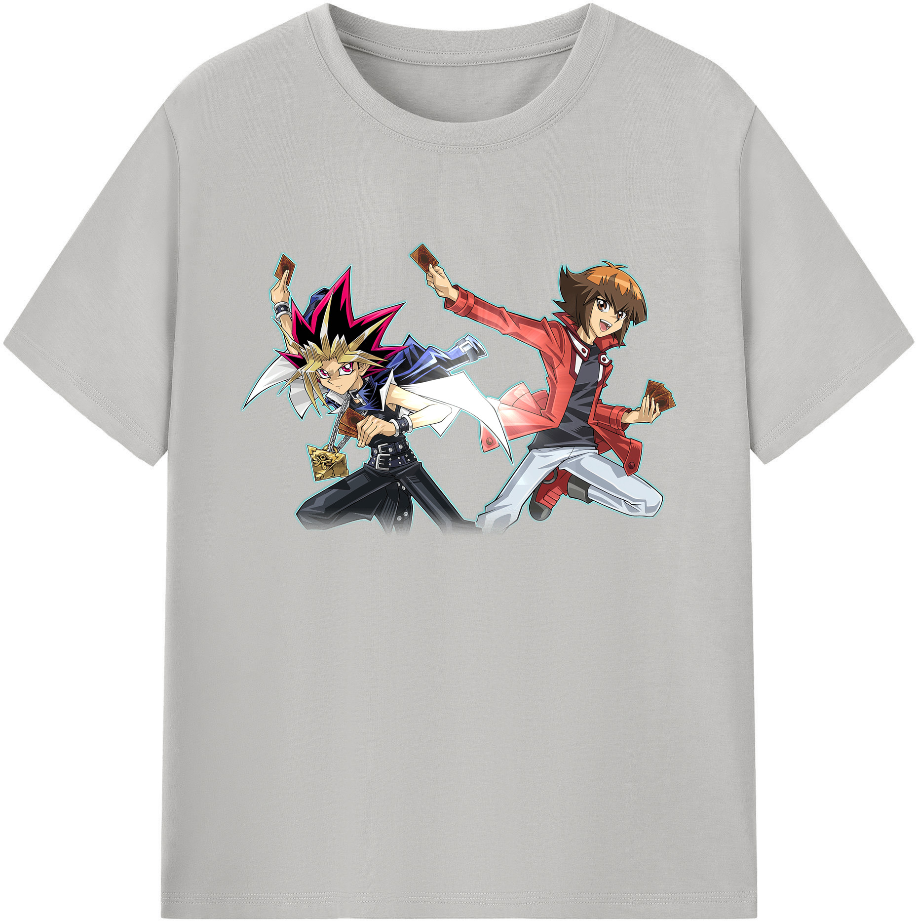 （画像用） 遊☆戯☆王 Yu-Gi-Oh! 綿100％ メンズ半袖Tシャツ｜肌触りやわらか＆通気性