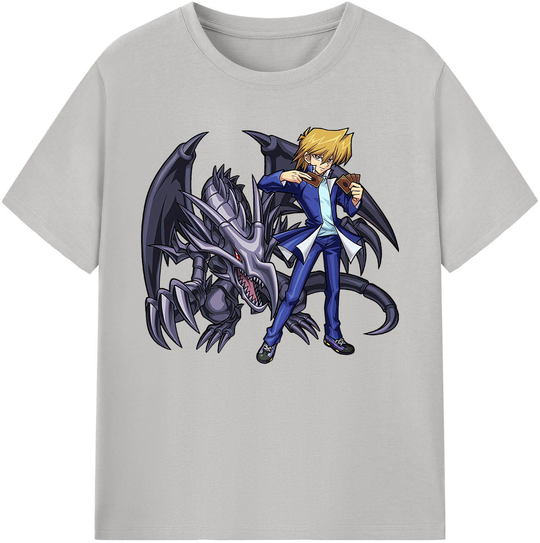 （画像用） 遊☆戯☆王 Yu-Gi-Oh! 綿100％ メンズ半袖Tシャツ｜肌触りやわらか＆通気性