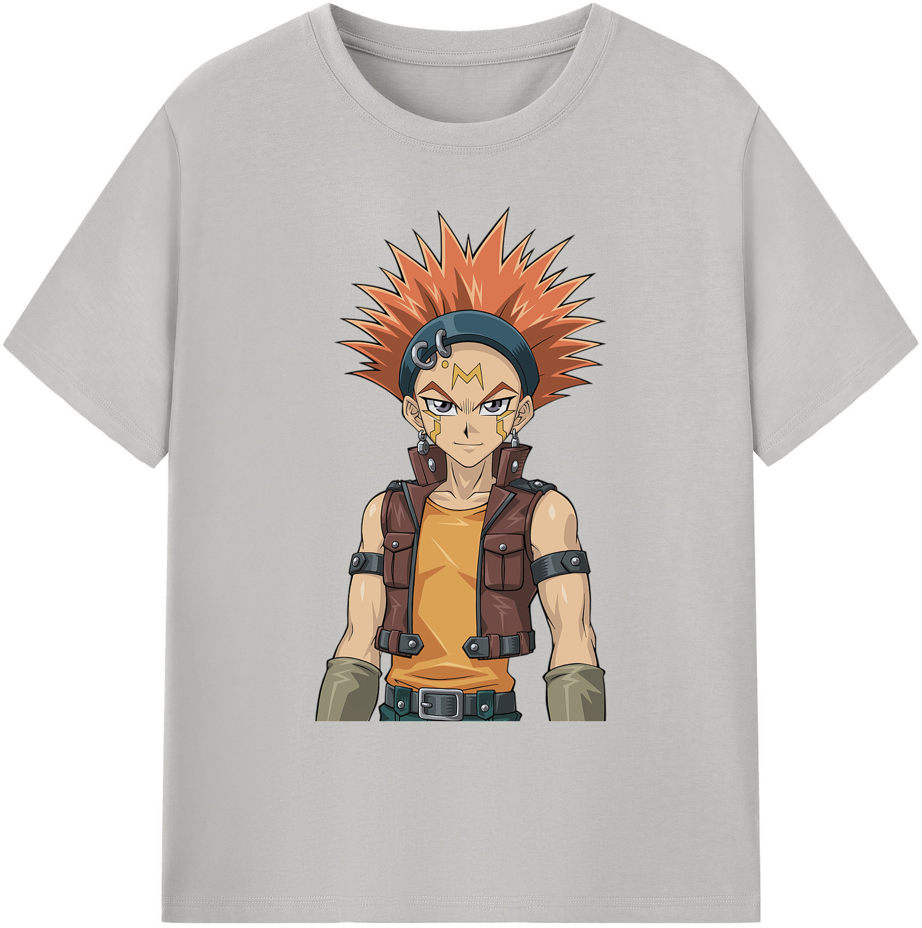 （画像用） 遊☆戯☆王 Yu-Gi-Oh! 綿100％ メンズ半袖Tシャツ｜肌触りやわらか＆通気性