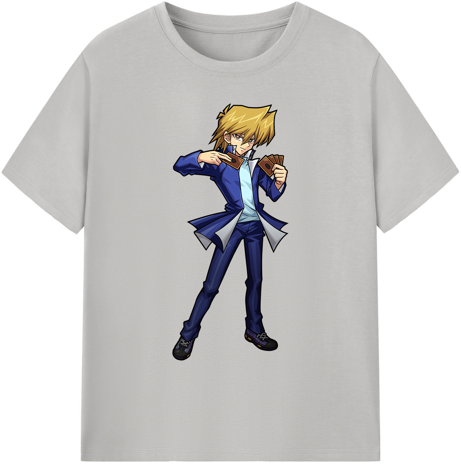 （画像用） 遊☆戯☆王 Yu-Gi-Oh! 綿100％ メンズ半袖Tシャツ｜肌触りやわらか＆通気性