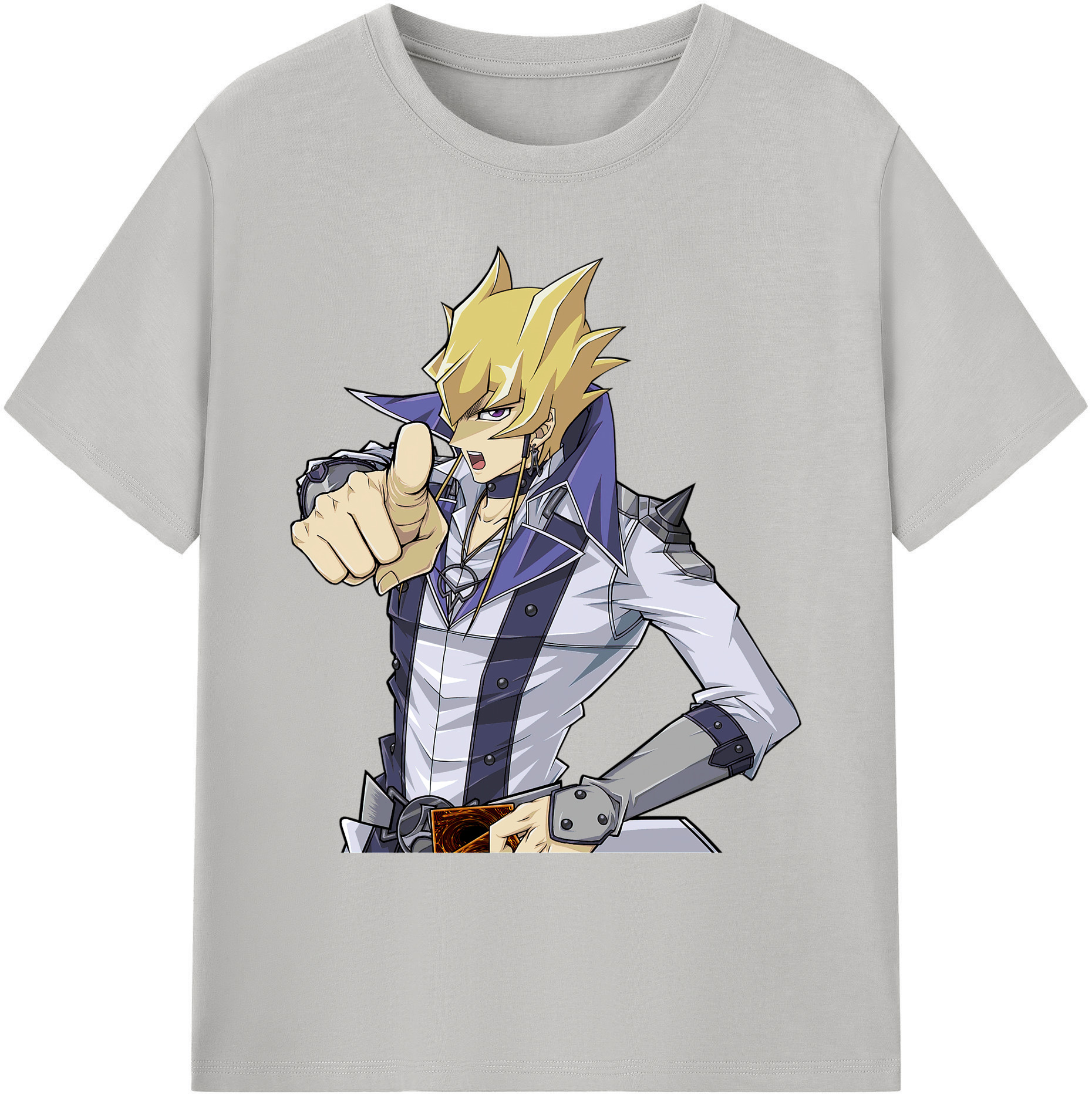 （画像用） 遊☆戯☆王 Yu-Gi-Oh! 綿100％ メンズ半袖Tシャツ｜肌触りやわらか＆通気性