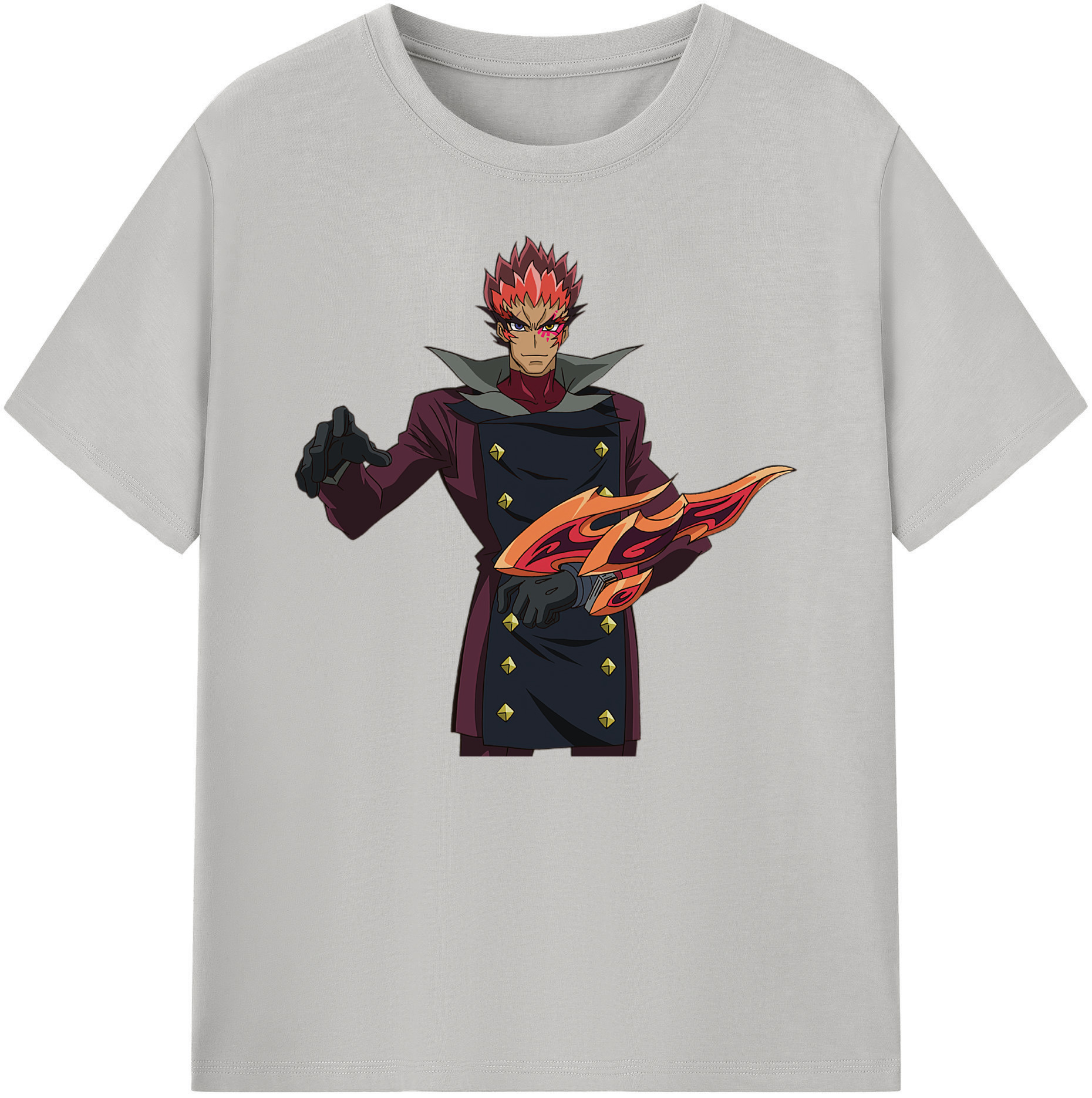 （画像用） 遊☆戯☆王 Yu-Gi-Oh! 綿100％ メンズ半袖Tシャツ｜肌触りやわらか＆通気性