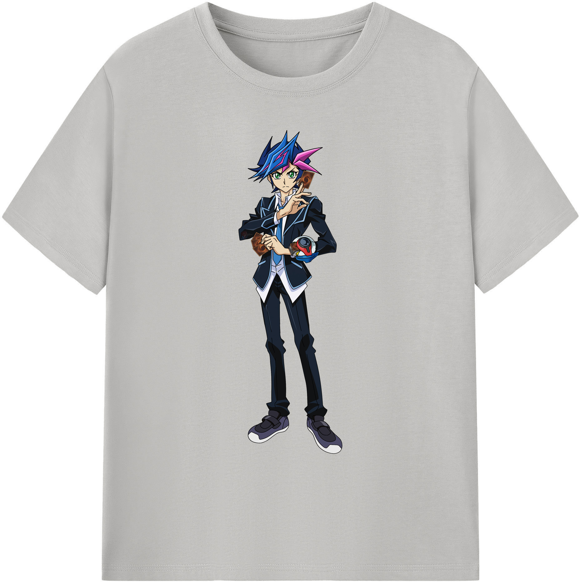 （画像用） 遊☆戯☆王 Yu-Gi-Oh! 綿100％ メンズ半袖Tシャツ｜肌触りやわらか＆通気性