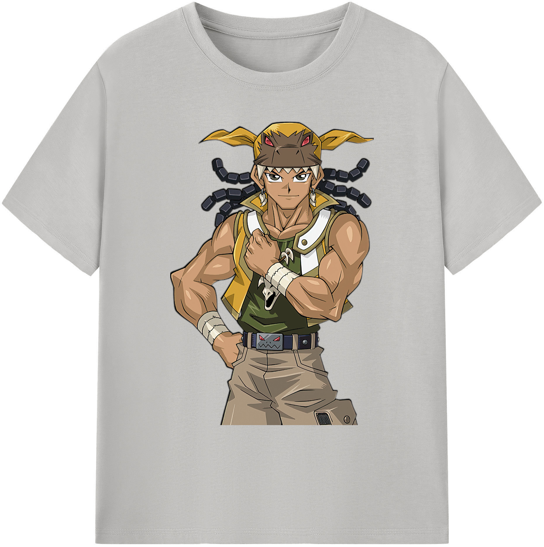 （画像用） 遊☆戯☆王 Yu-Gi-Oh! 綿100％ メンズ半袖Tシャツ｜肌触りやわらか＆通気性