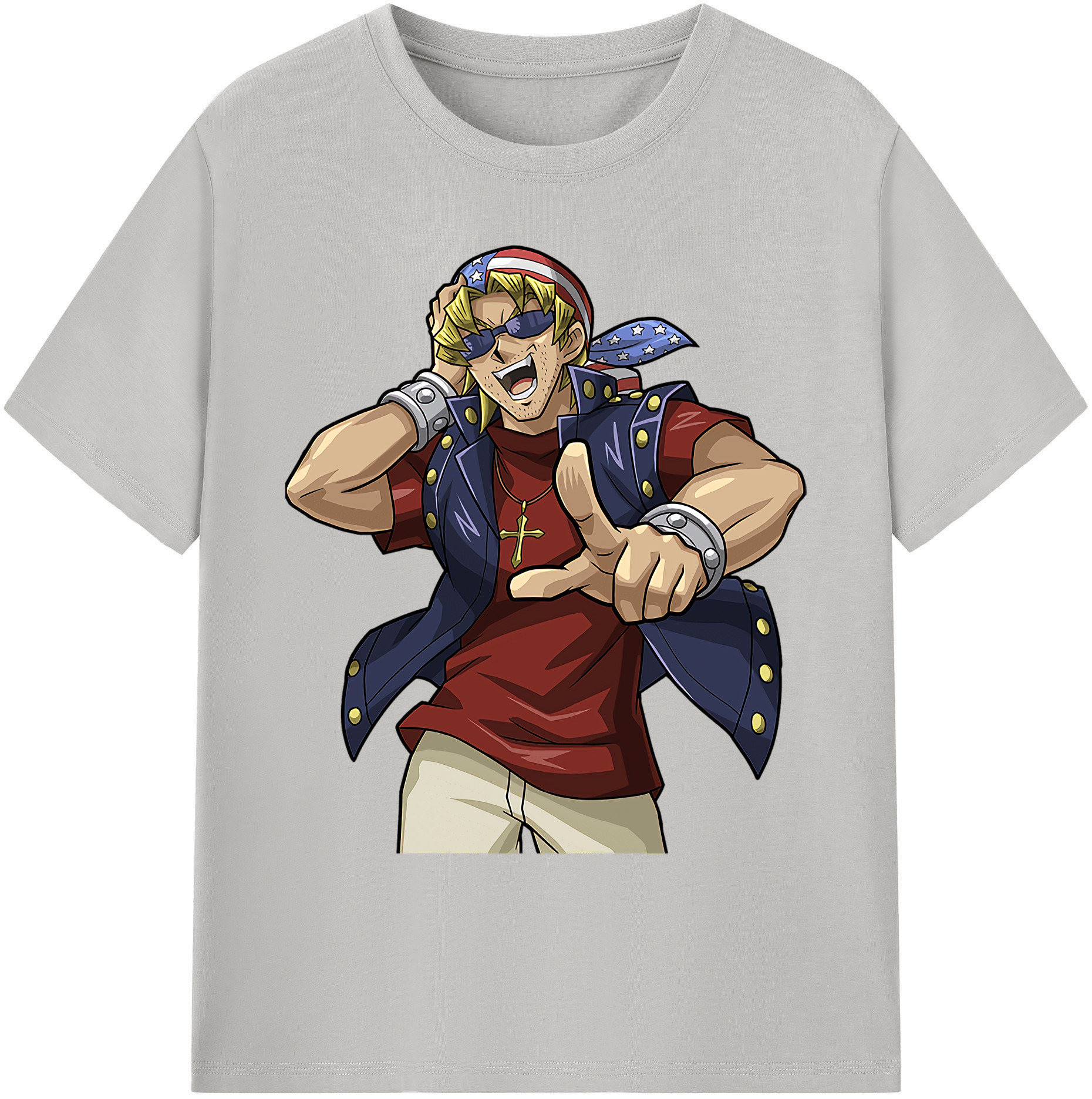 （画像用） 遊☆戯☆王 Yu-Gi-Oh! 綿100％ メンズ半袖Tシャツ｜肌触りやわらか＆通気性