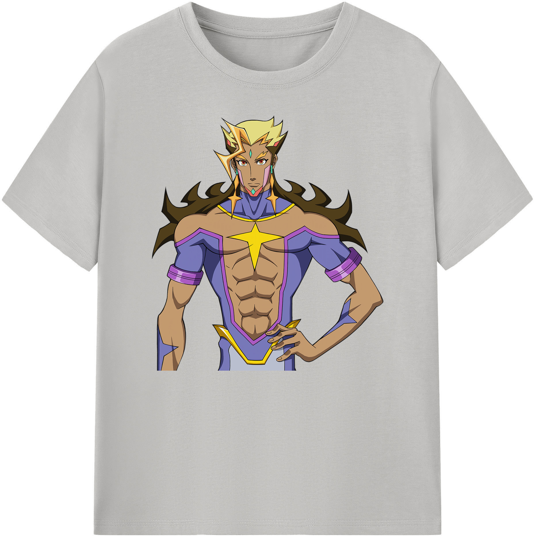 （画像用） 遊☆戯☆王 Yu-Gi-Oh! 綿100％ メンズ半袖Tシャツ｜肌触りやわらか＆通気性