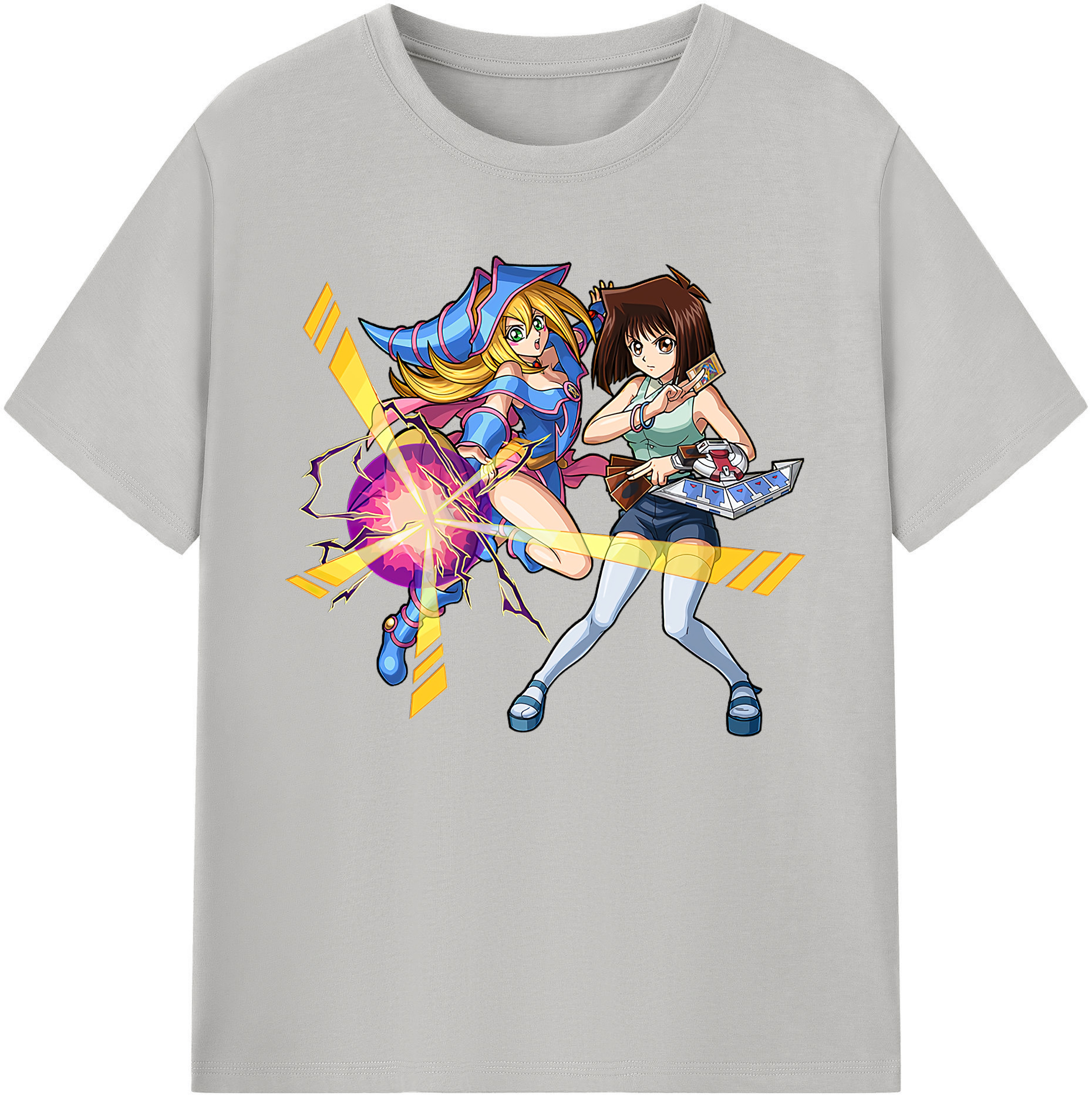 （画像用） 遊☆戯☆王 Yu-Gi-Oh! 綿100％ メンズ半袖Tシャツ｜肌触りやわらか＆通気性