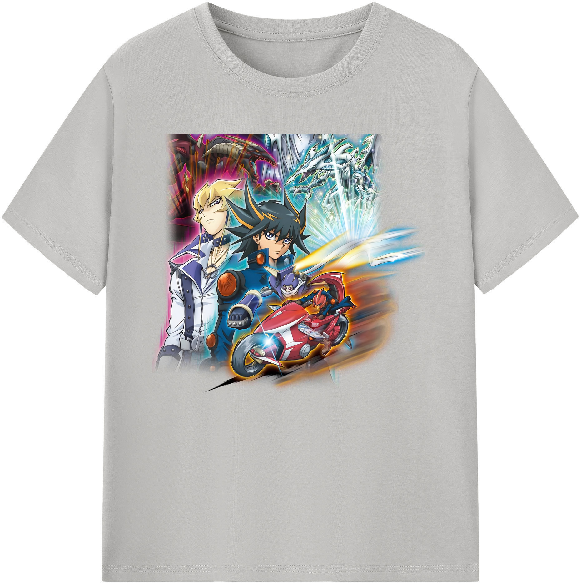 （画像用） 遊☆戯☆王 Yu-Gi-Oh! 綿100％ メンズ半袖Tシャツ｜肌触りやわらか＆通気性