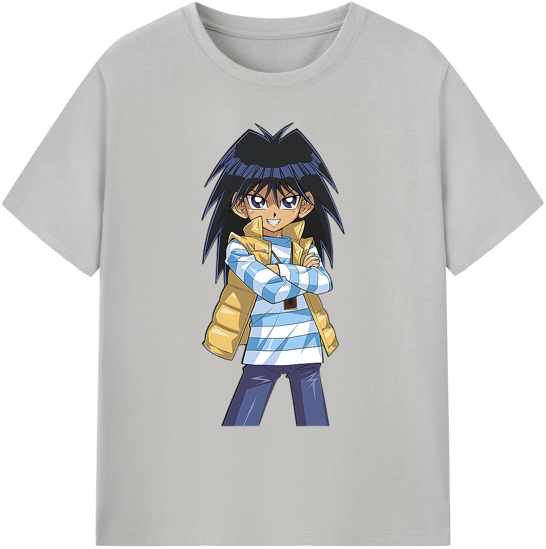 （画像用） 遊☆戯☆王 Yu-Gi-Oh! 綿100％ メンズ半袖Tシャツ｜肌触りやわらか＆通気性