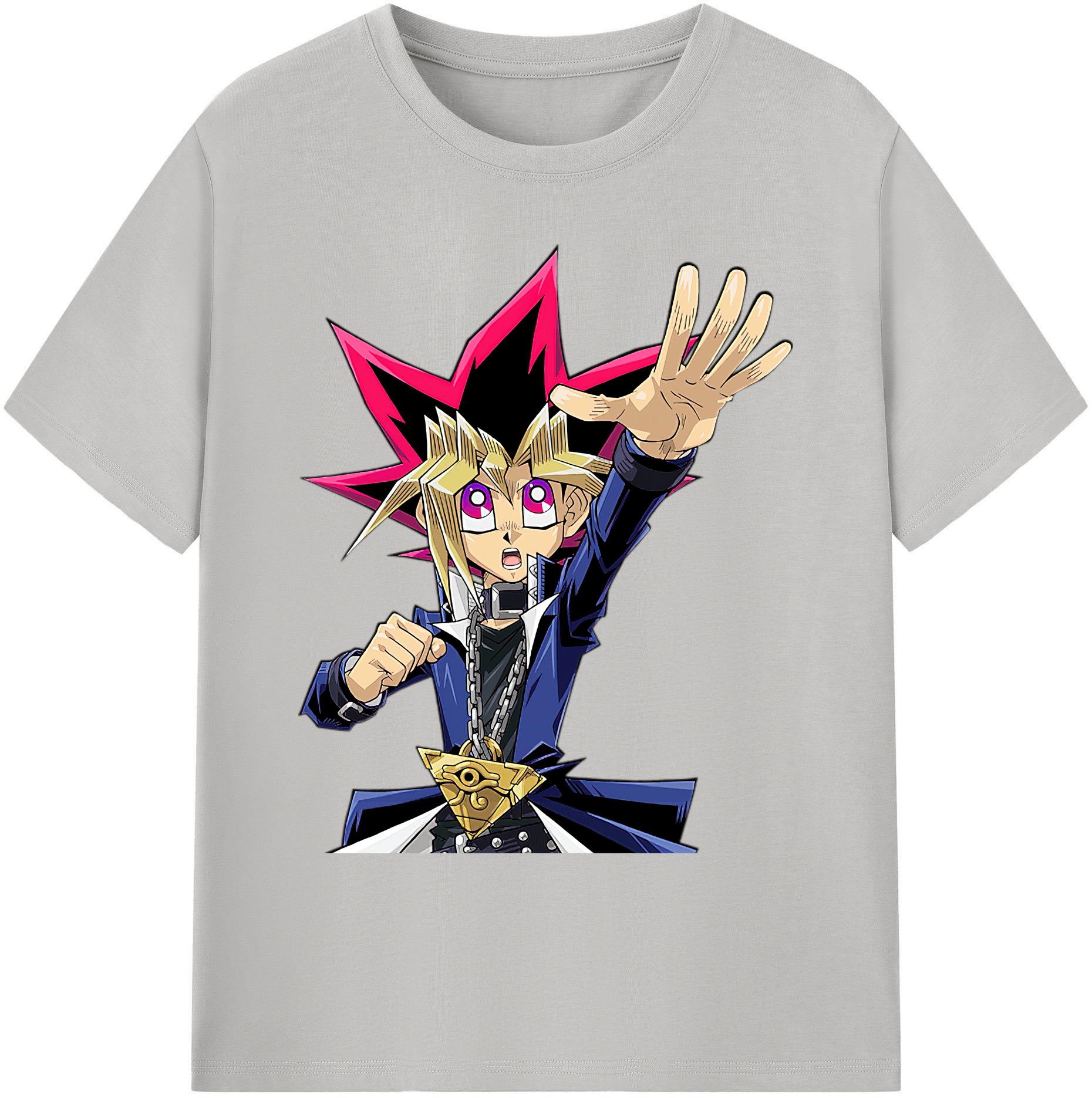 （画像用） 遊☆戯☆王 Yu-Gi-Oh! 綿100％ メンズ半袖Tシャツ｜肌触りやわらか＆通気性