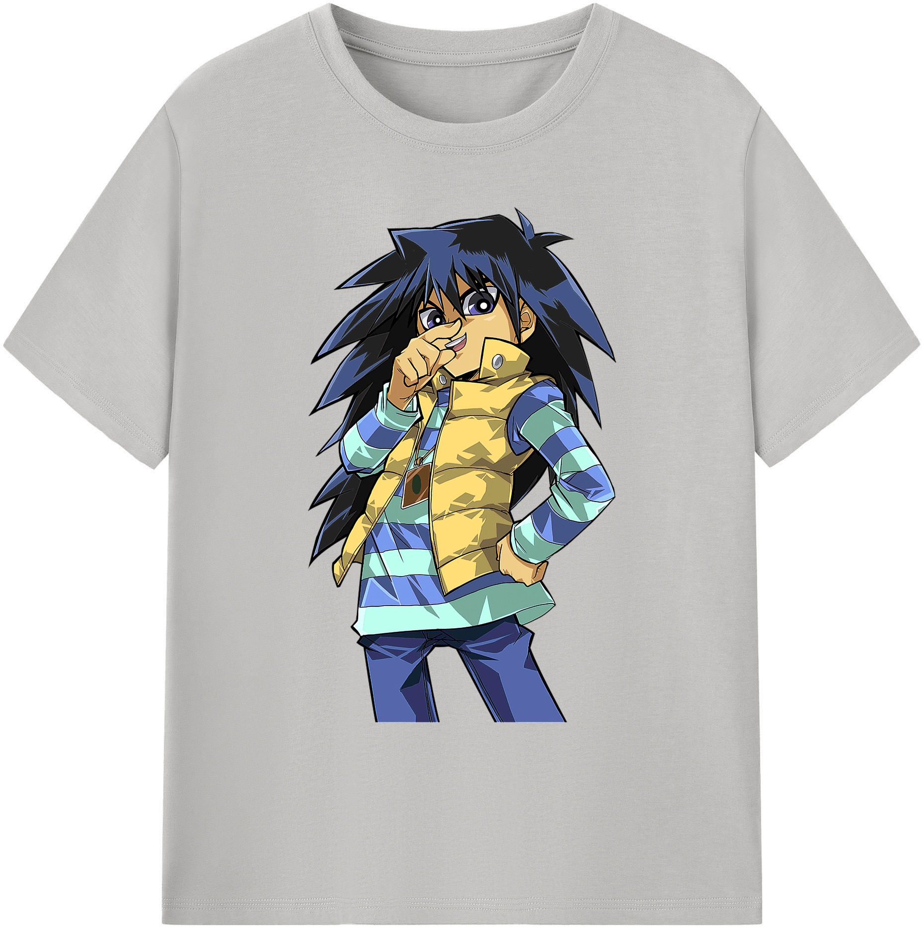 （画像用） 遊☆戯☆王 Yu-Gi-Oh! 綿100％ メンズ半袖Tシャツ｜肌触りやわらか＆通気性
