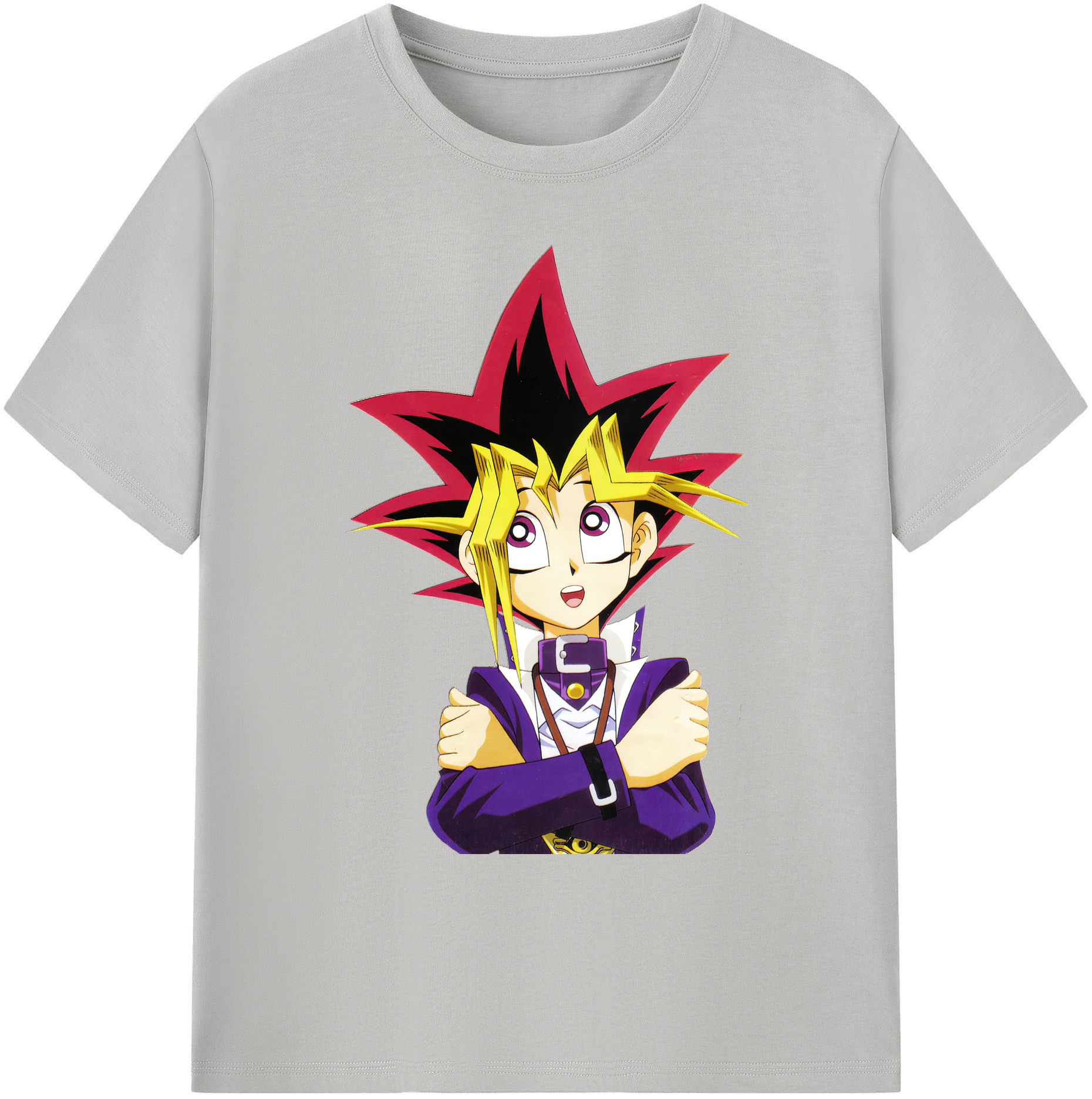 （画像用） 遊☆戯☆王 Yu-Gi-Oh! 綿100％ メンズ半袖Tシャツ｜肌触りやわらか＆通気性