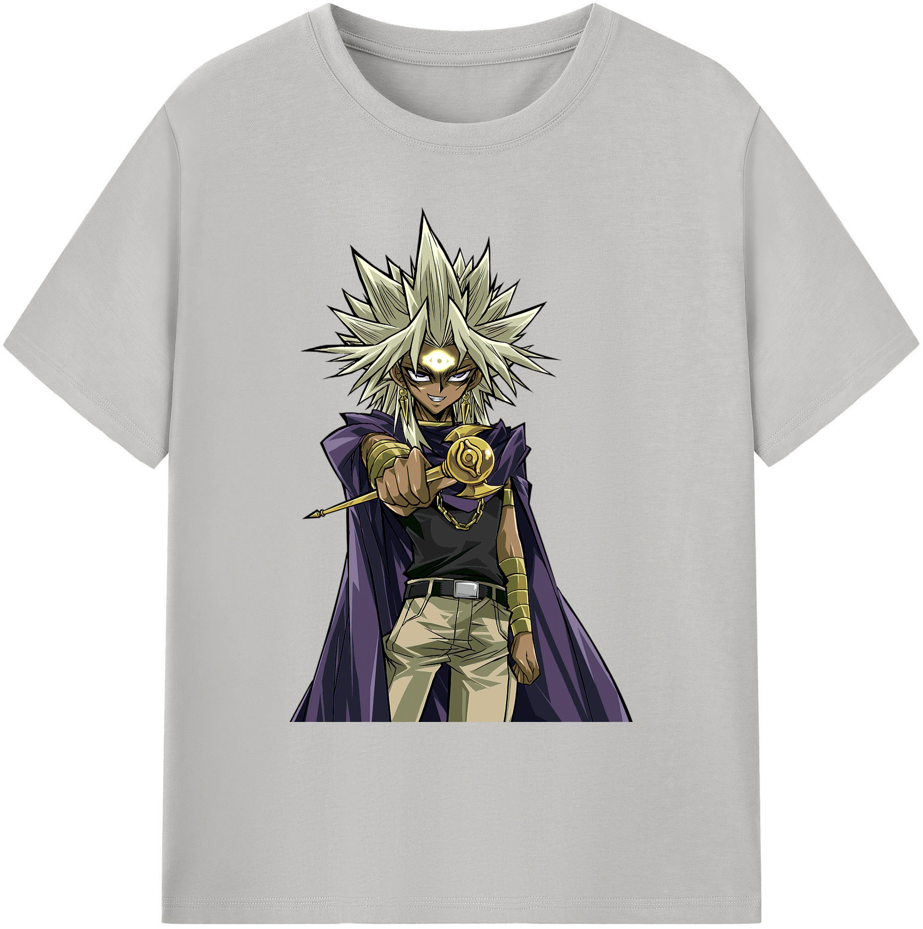 （画像用） 遊☆戯☆王 Yu-Gi-Oh! 綿100％ メンズ半袖Tシャツ｜肌触りやわらか＆通気性