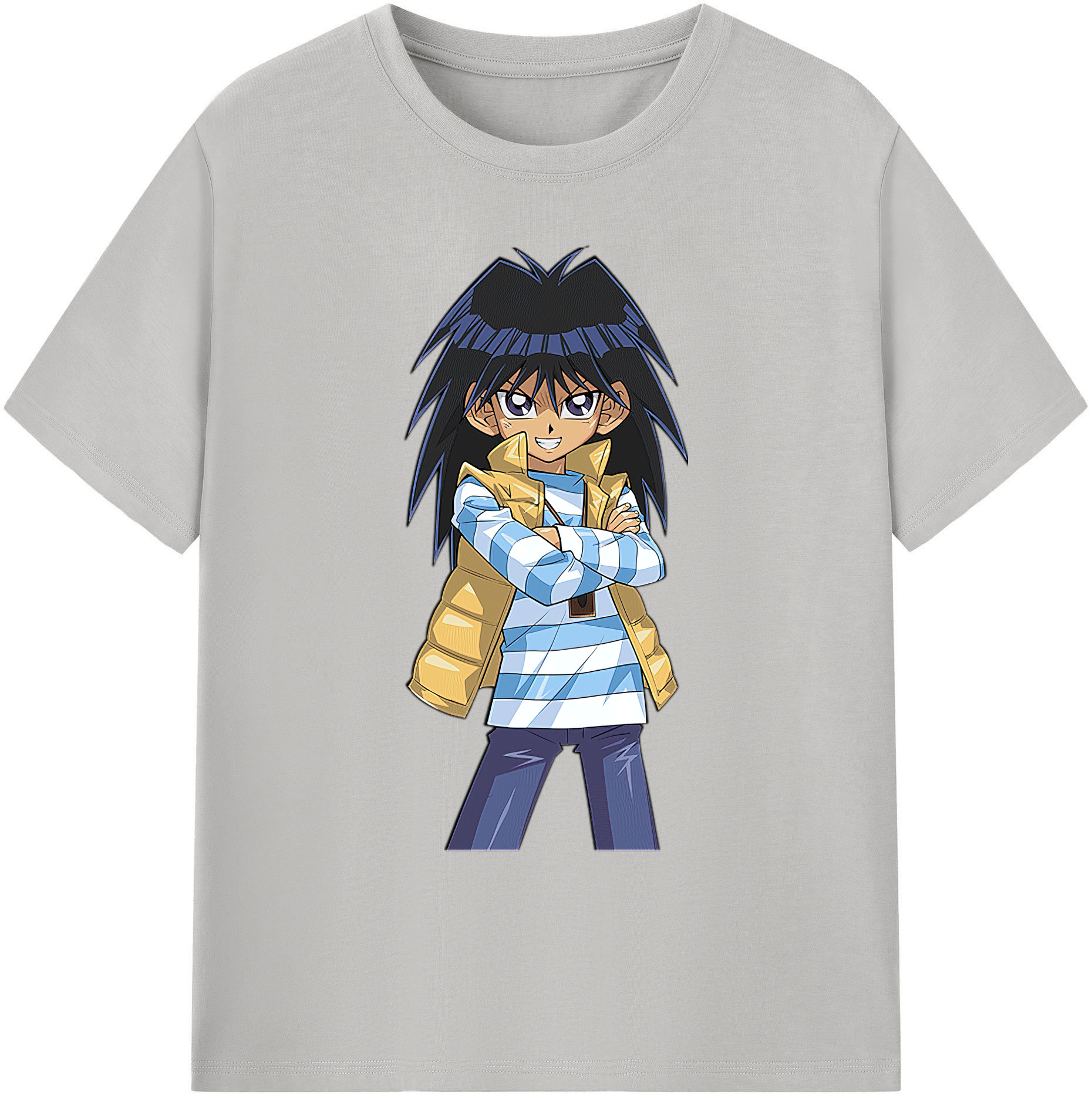 （画像用） 遊☆戯☆王 Yu-Gi-Oh! 綿100％ メンズ半袖Tシャツ｜肌触りやわらか＆通気性