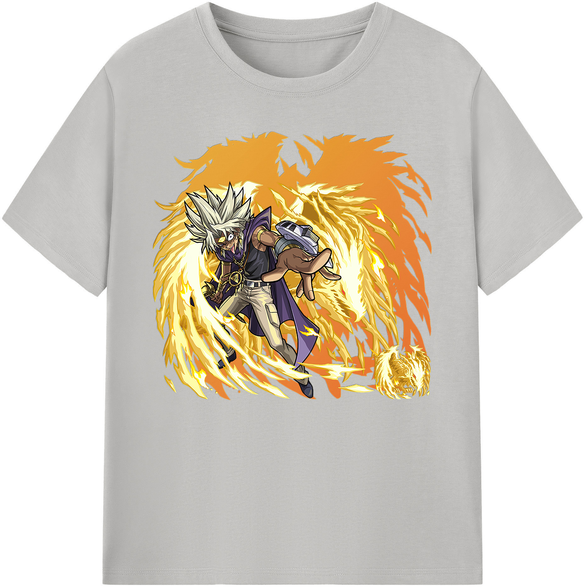 （画像用） 遊☆戯☆王 Yu-Gi-Oh! 綿100％ メンズ半袖Tシャツ｜肌触りやわらか＆通気性