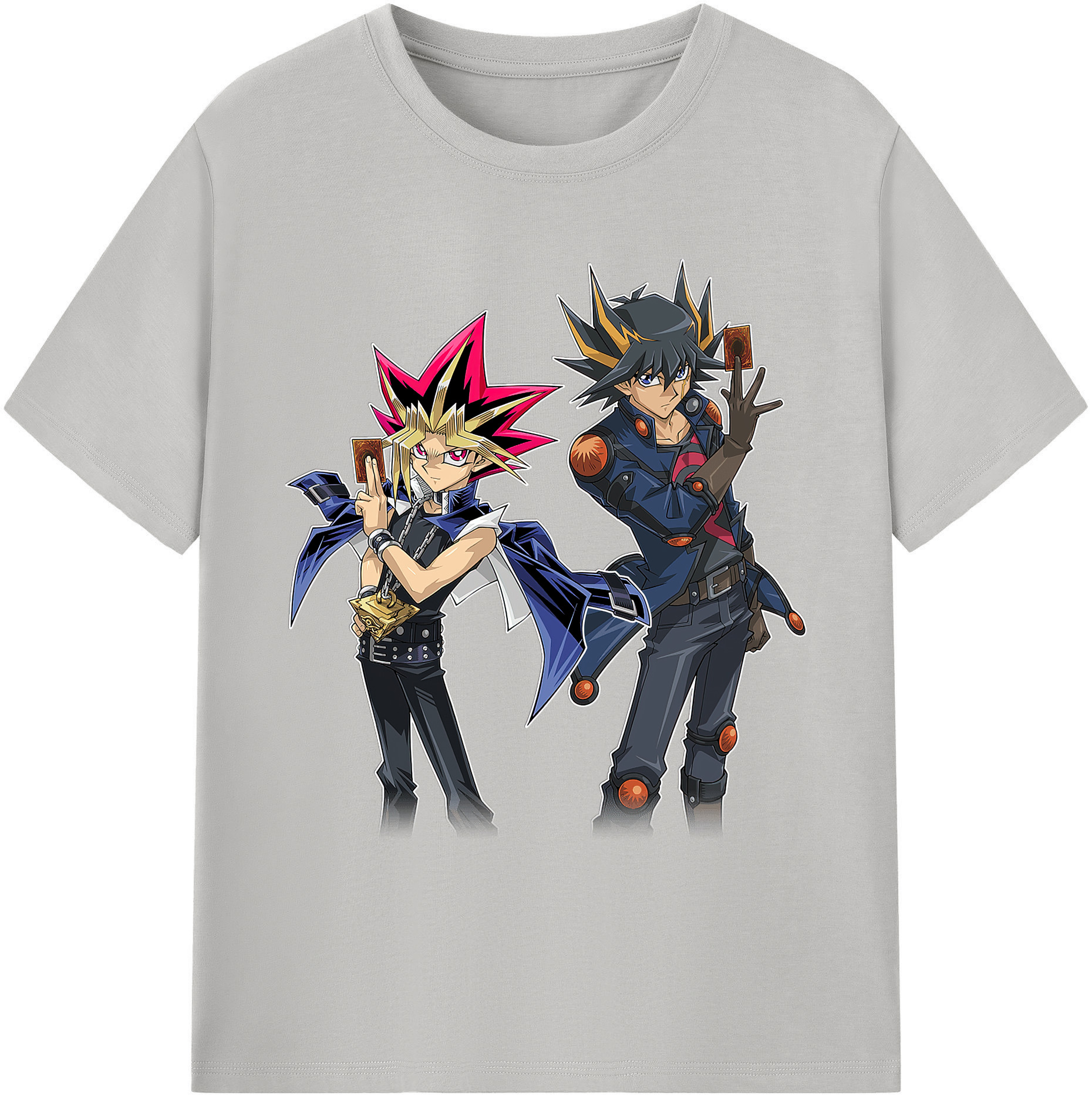 （画像用） 遊☆戯☆王 Yu-Gi-Oh! 綿100％ メンズ半袖Tシャツ｜肌触りやわらか＆通気性