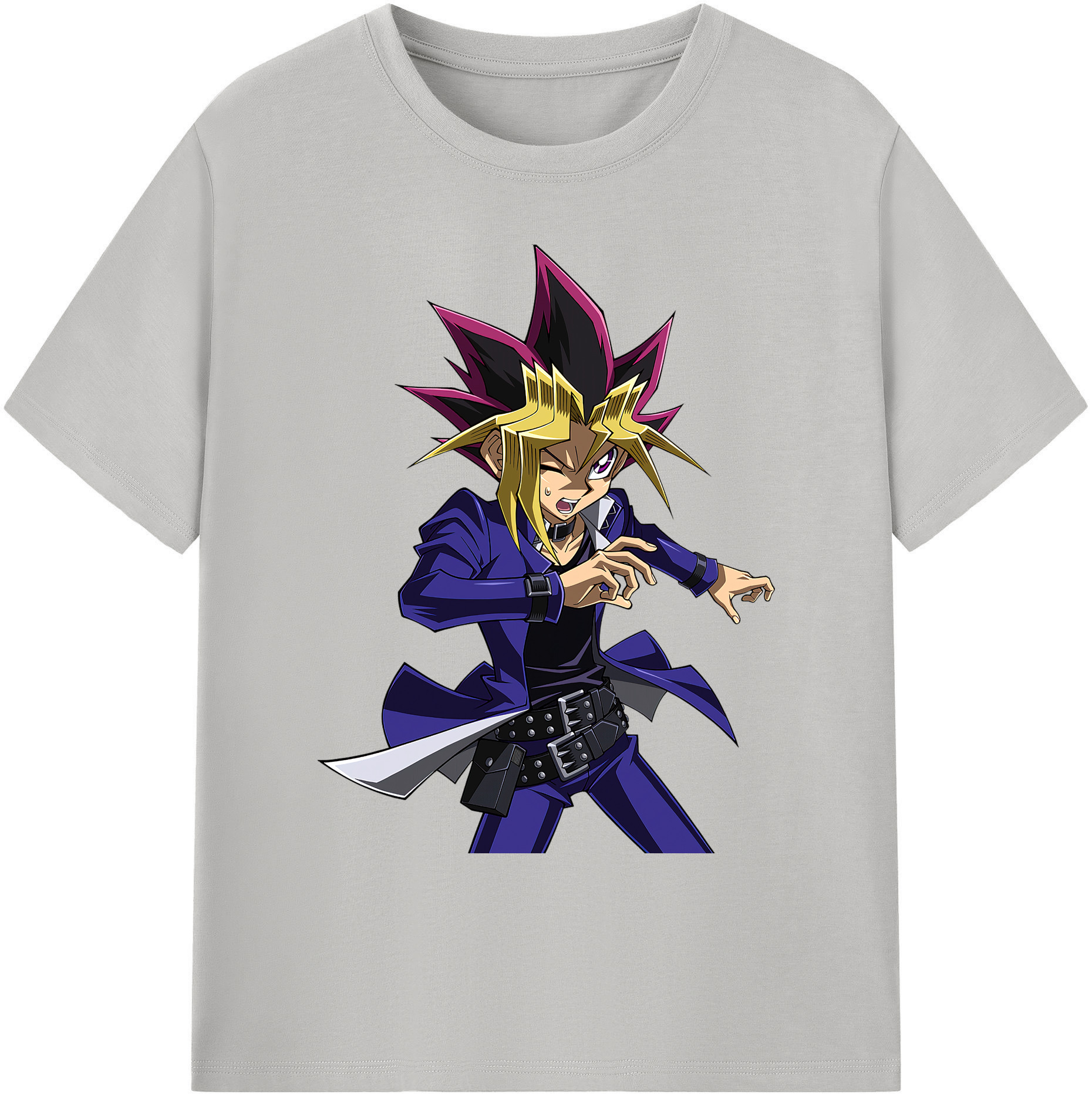 （画像用） 遊☆戯☆王 Yu-Gi-Oh! 綿100％ メンズ半袖Tシャツ｜肌触りやわらか＆通気性