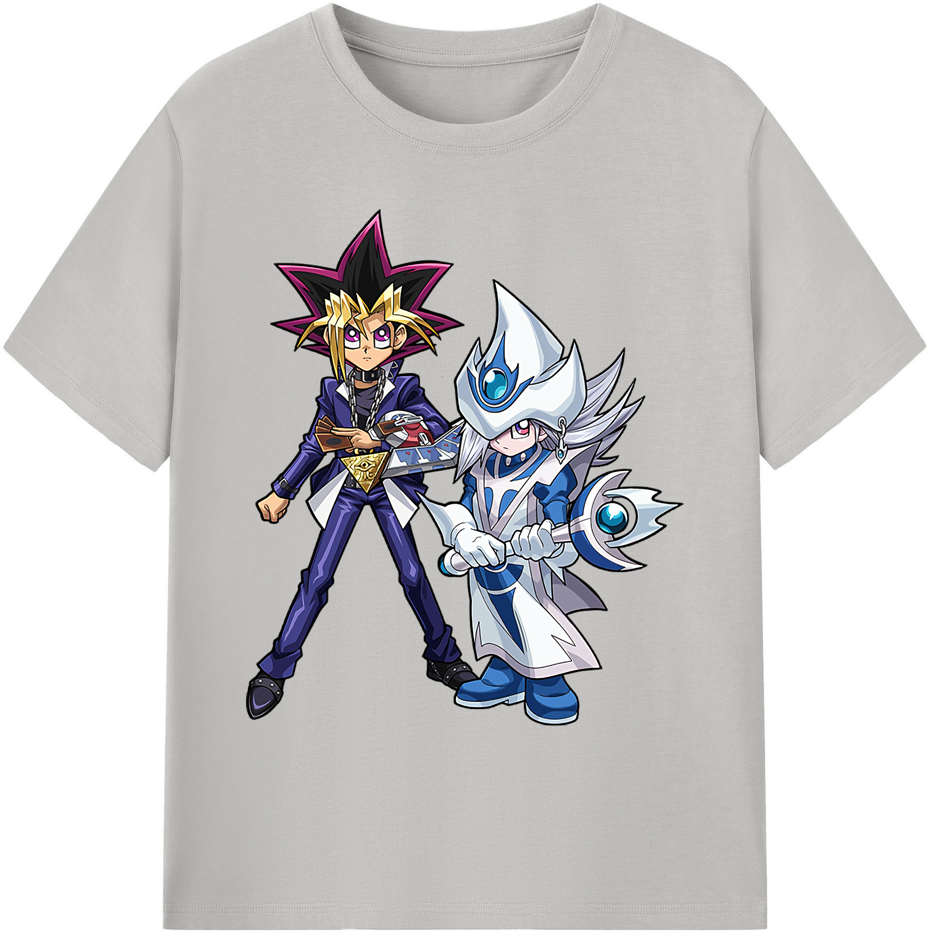 （画像用） 遊☆戯☆王 Yu-Gi-Oh! 綿100％ メンズ半袖Tシャツ｜肌触りやわらか＆通気性