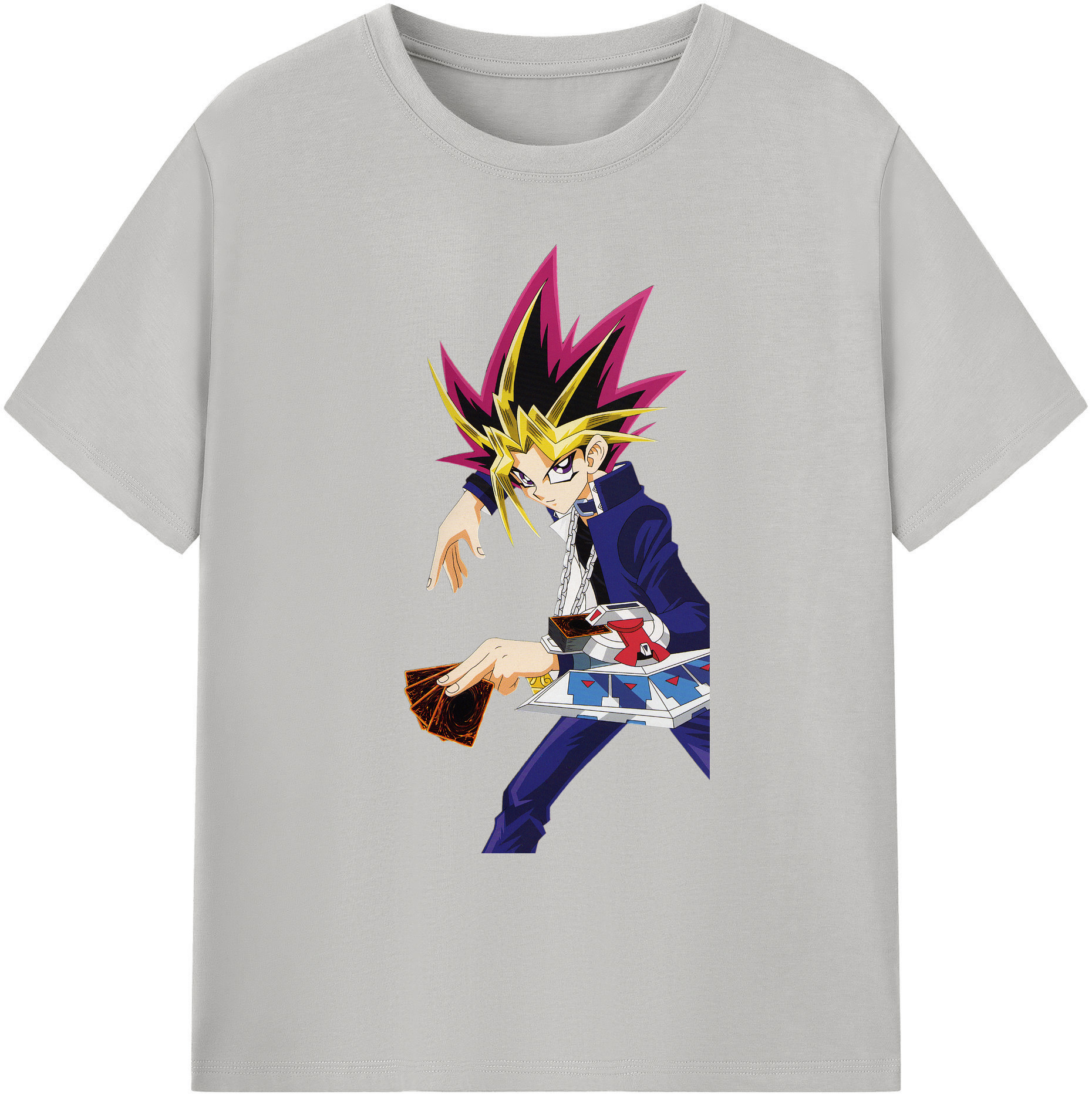 （画像用） 遊☆戯☆王 Yu-Gi-Oh! 綿100％ メンズ半袖Tシャツ｜肌触りやわらか＆通気性