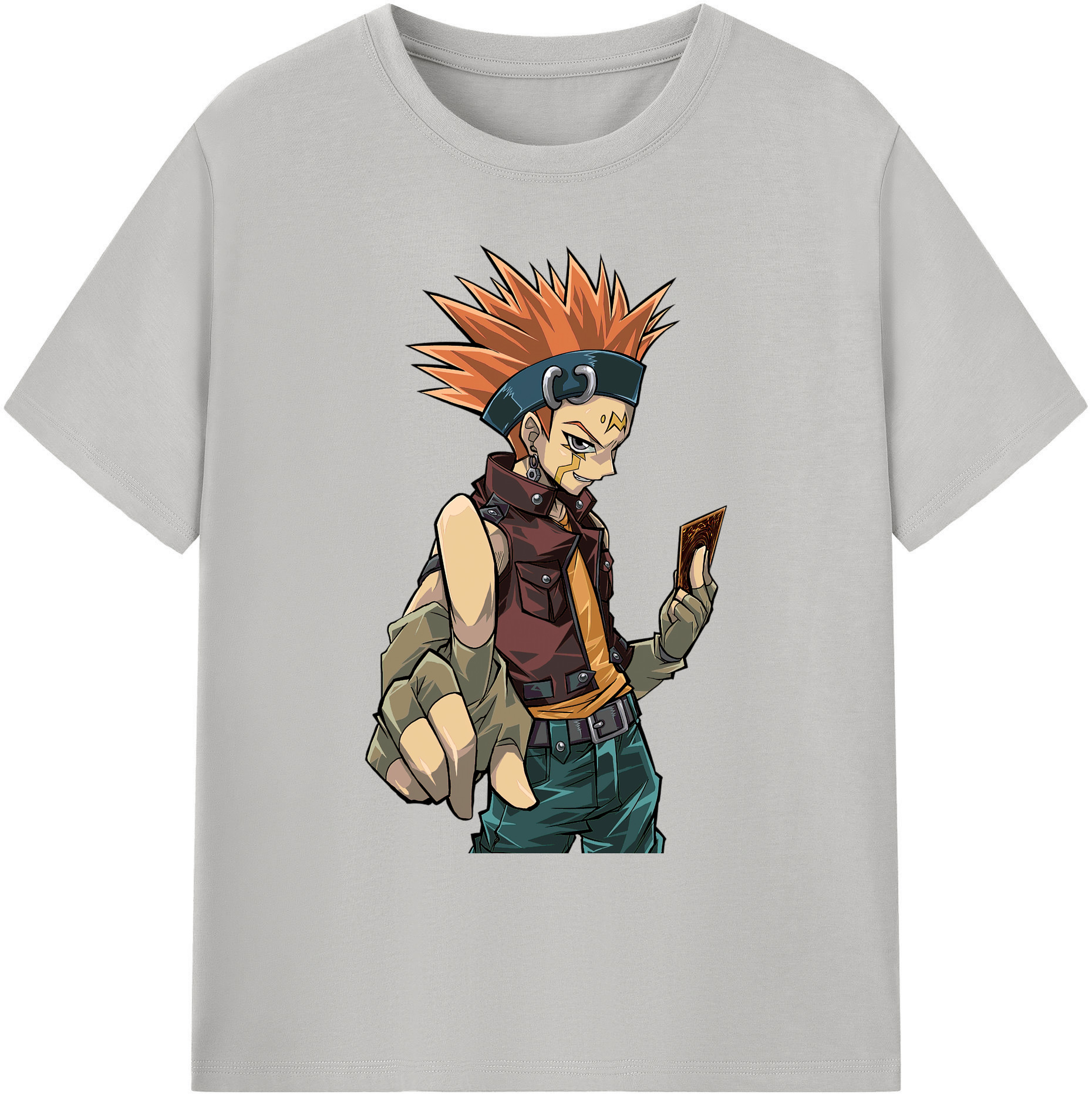 （画像用） 遊☆戯☆王 Yu-Gi-Oh! 綿100％ メンズ半袖Tシャツ｜肌触りやわらか＆通気性