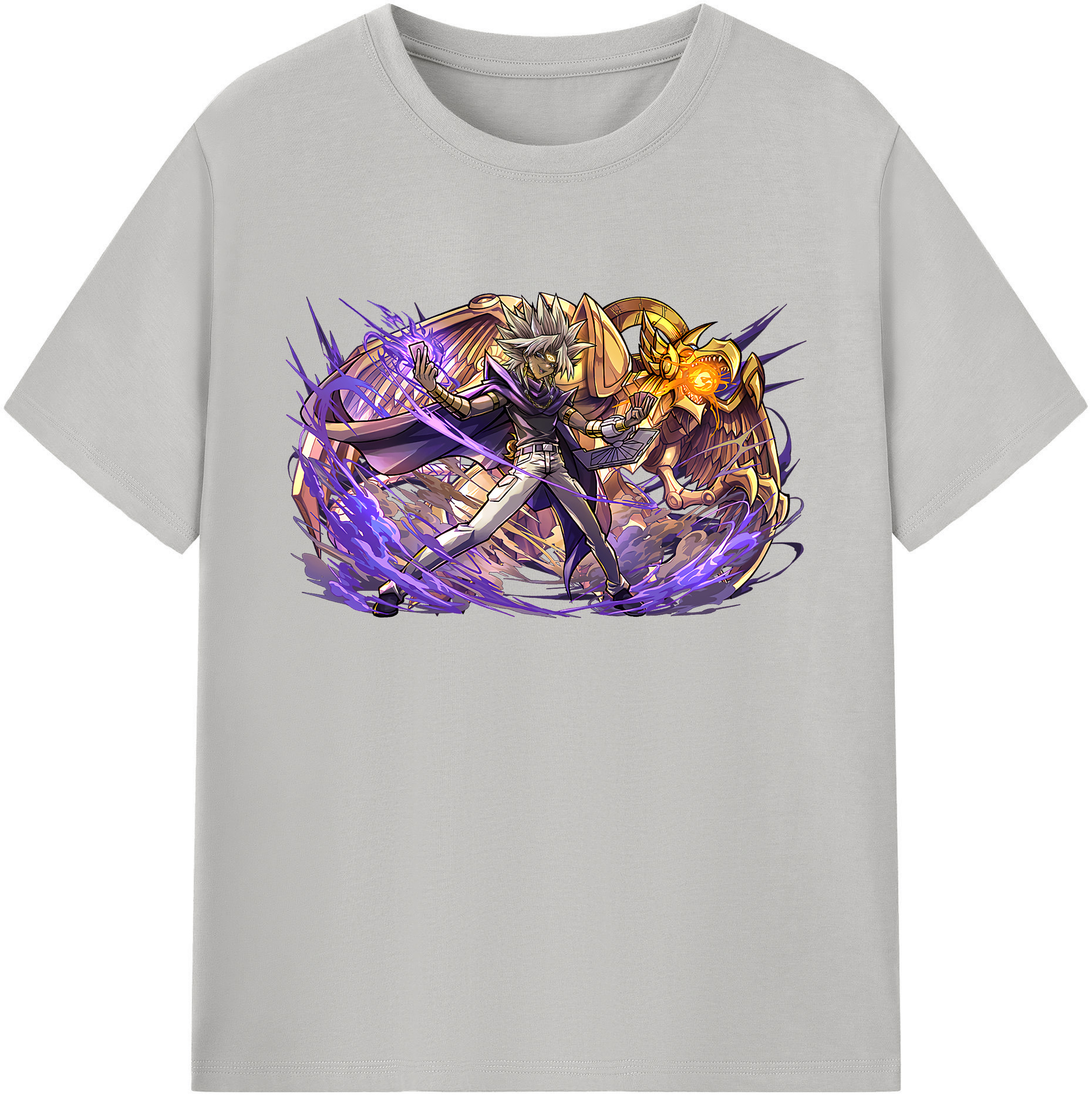遊☆戯☆王 Yu-Gi-Oh! 綿100％ メンズ半袖Tシャツ｜肌触りやわらか＆通気性