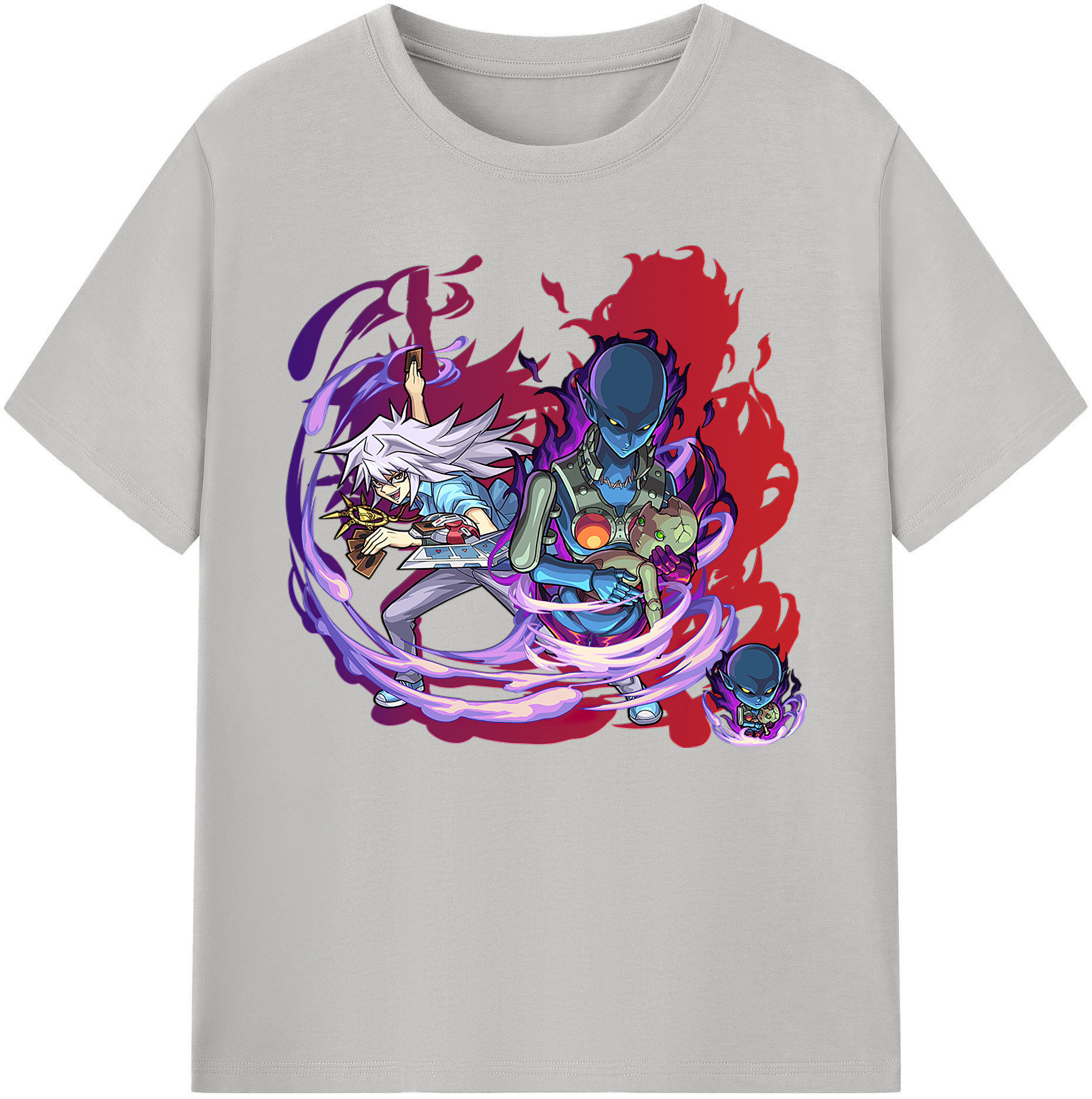 遊☆戯☆王 Yu-Gi-Oh! 綿100％ メンズ半袖Tシャツ｜肌触りやわらか＆通気性