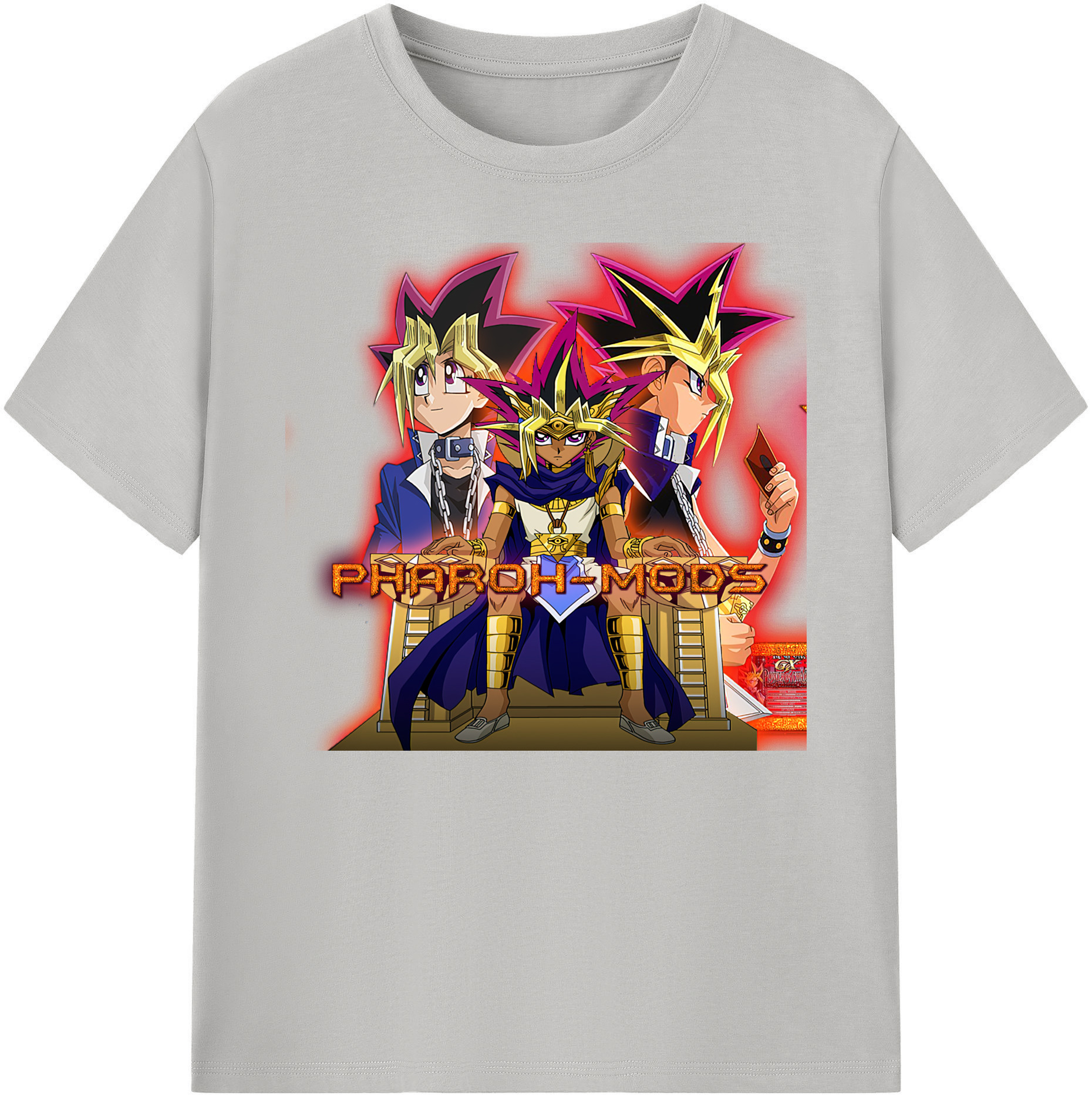 遊☆戯☆王 Yu-Gi-Oh! 綿100％ メンズ半袖Tシャツ｜肌触りやわらか＆通気性