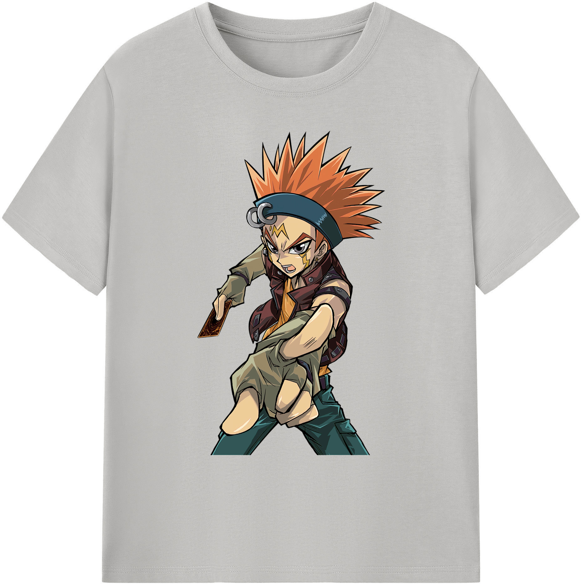遊☆戯☆王 Yu-Gi-Oh! 綿100％ メンズ半袖Tシャツ｜肌触りやわらか＆通気性
