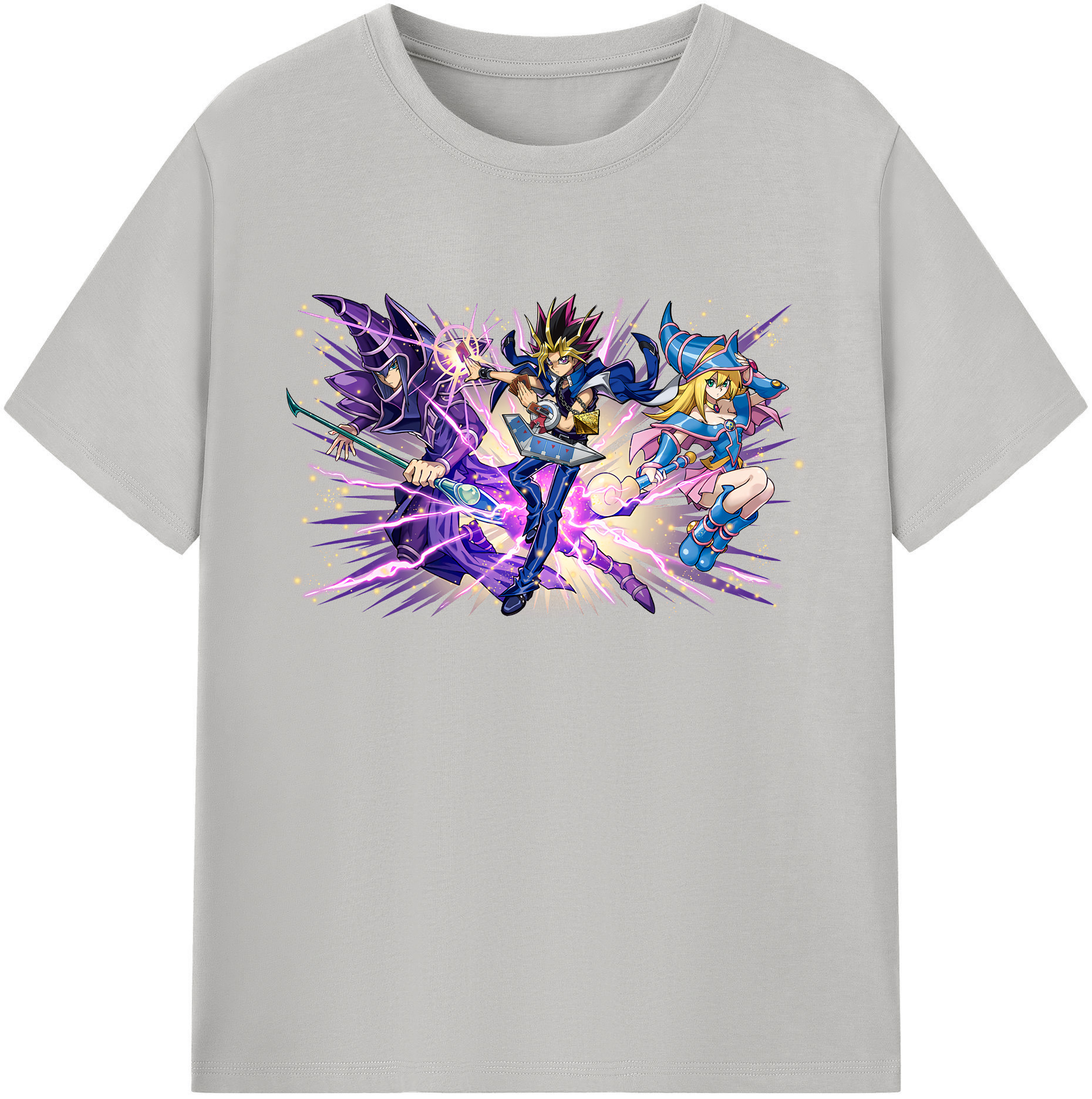 遊☆戯☆王 Yu-Gi-Oh! 綿100％ メンズ半袖Tシャツ｜肌触りやわらか＆通気性