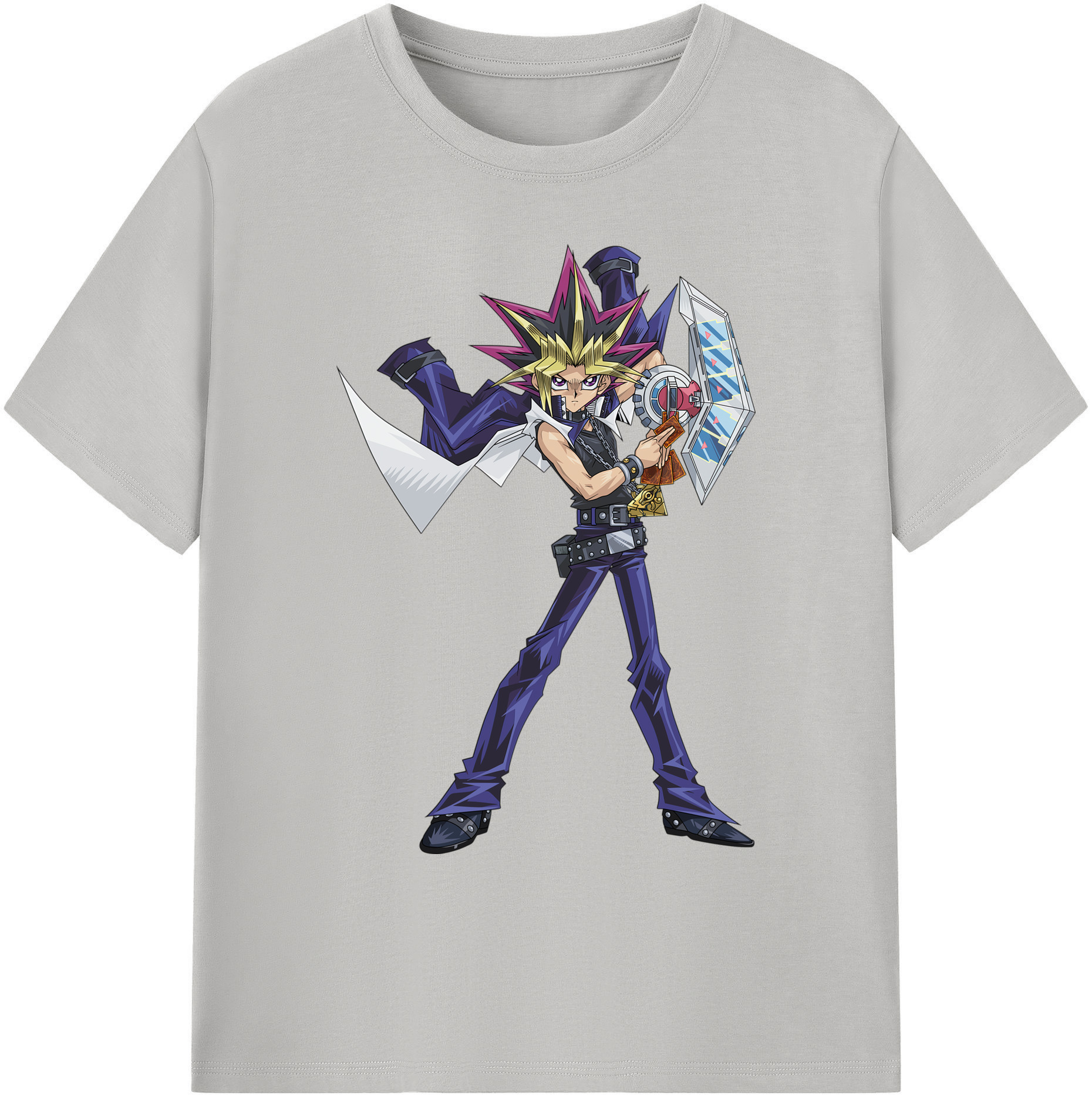 遊☆戯☆王 Yu-Gi-Oh! 綿100％ メンズ半袖Tシャツ｜肌触りやわらか＆通気性