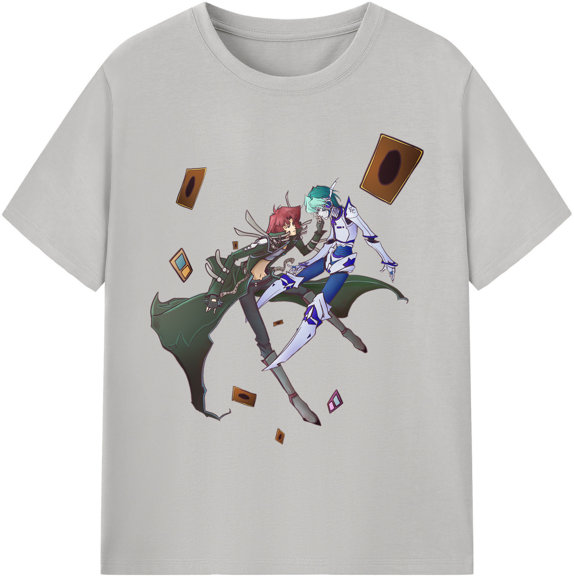 （画像用） 遊☆戯☆王 Yu-Gi-Oh! 綿100％ メンズ半袖Tシャツ｜肌触りやわらか＆通気性