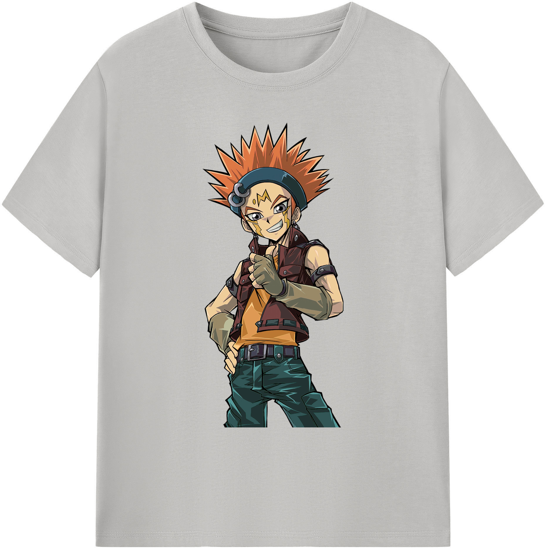 （画像用） 遊☆戯☆王 Yu-Gi-Oh! 綿100％ メンズ半袖Tシャツ｜肌触りやわらか＆通気性